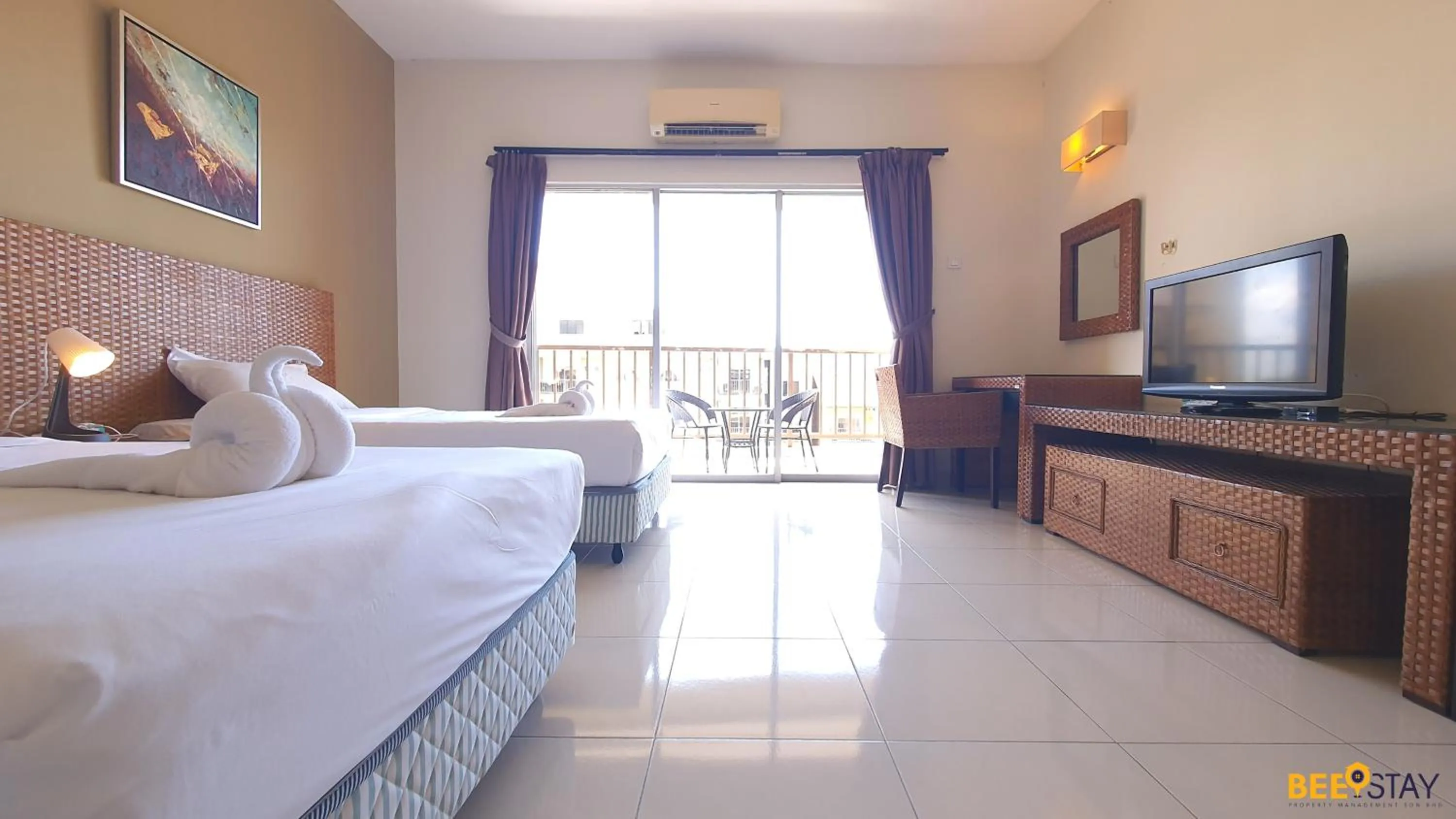 Photo of the whole room, Bed in Gold Coast Morib Studio l Apartment I Penthouse