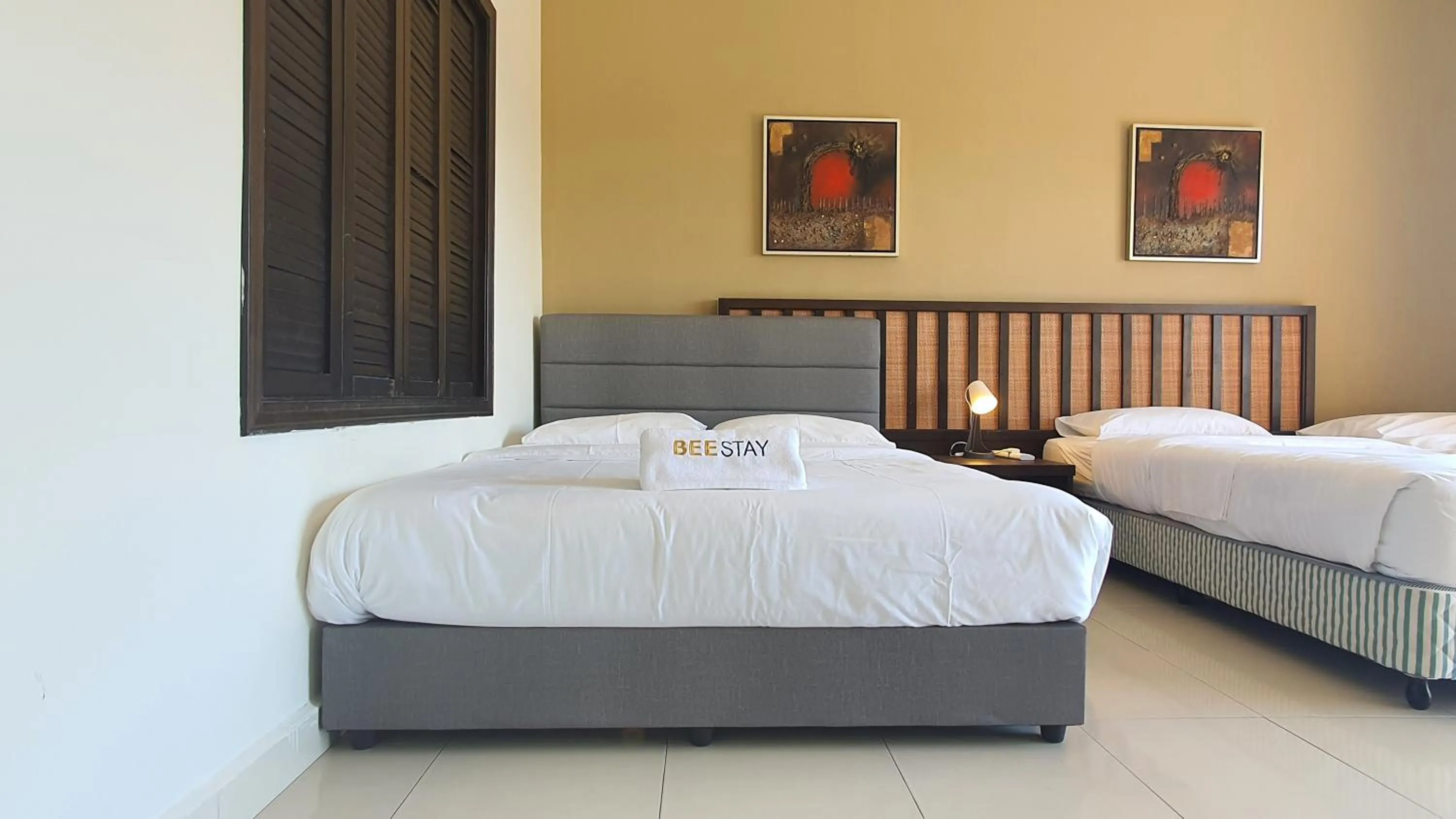 Bed in Gold Coast Morib Studio l Apartment I Penthouse