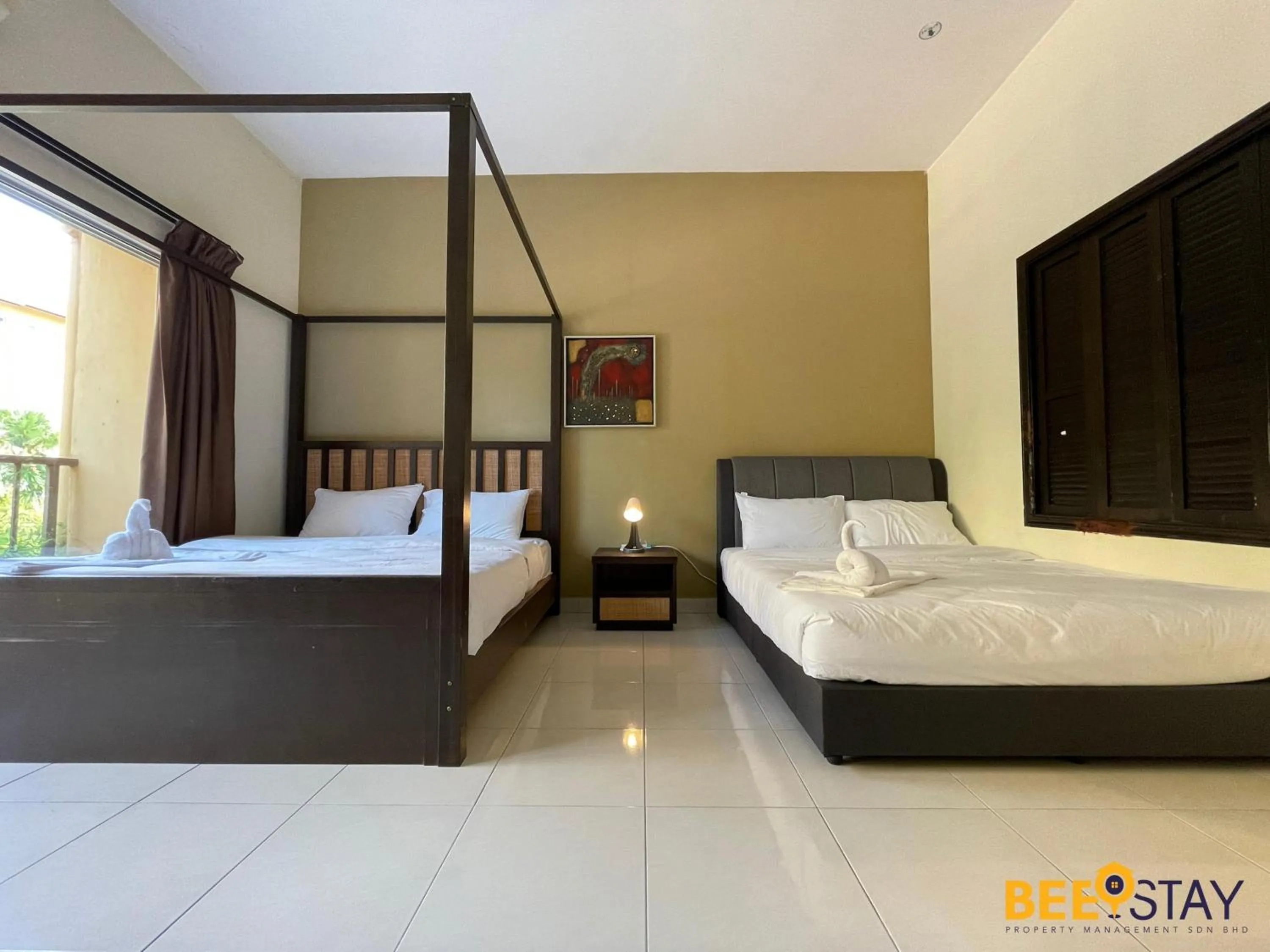 Bed in Gold Coast Morib Studio l Apartment I Penthouse