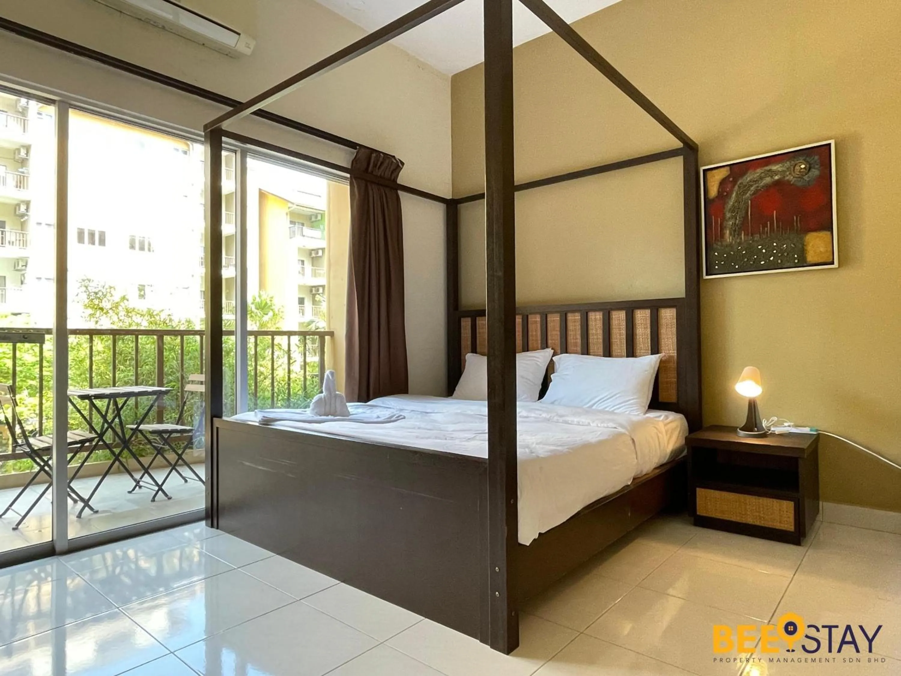 Bed in Gold Coast Morib Studio l Apartment I Penthouse