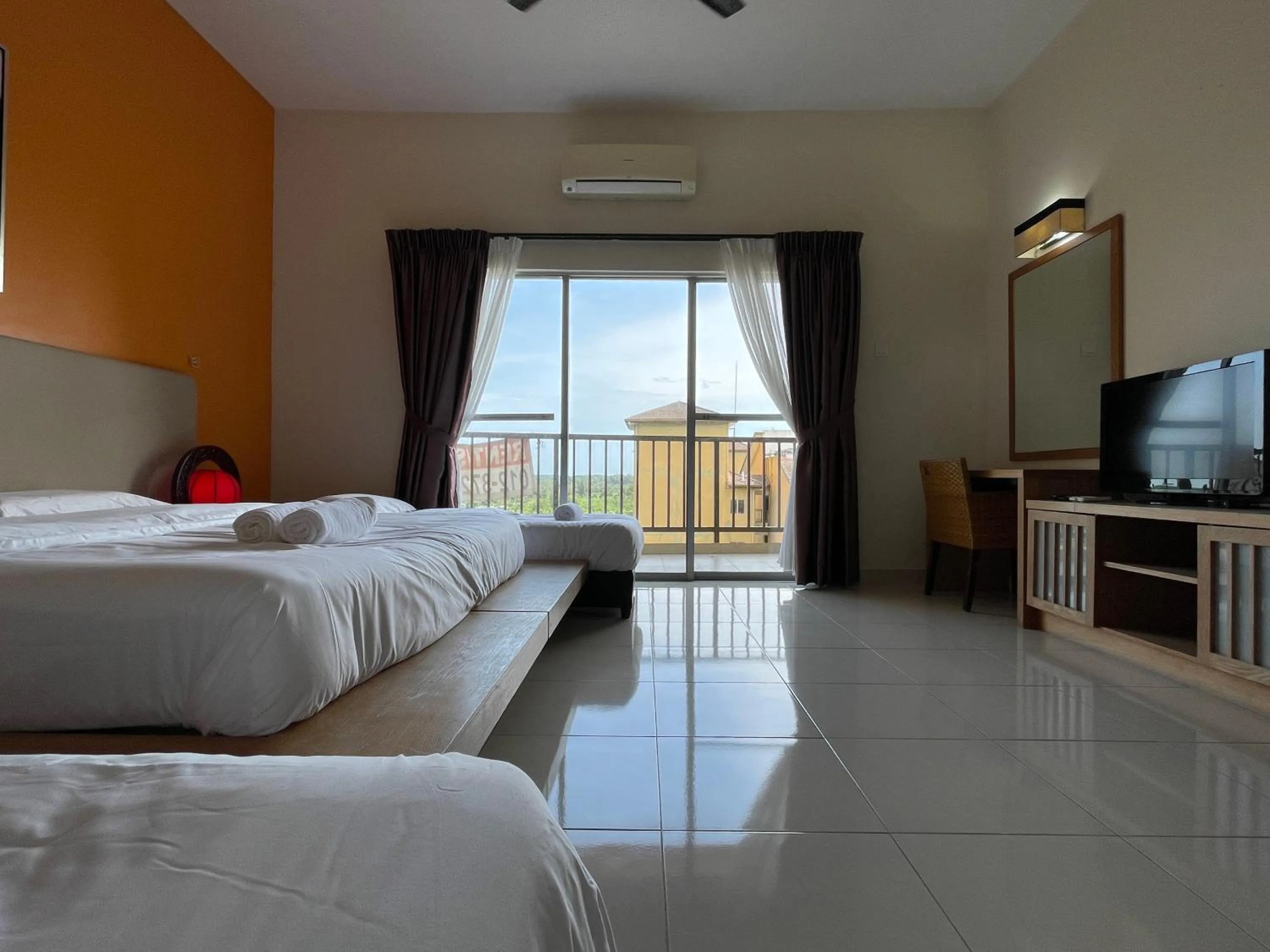 Photo of the whole room, Bed in Gold Coast Morib Studio l Apartment I Penthouse