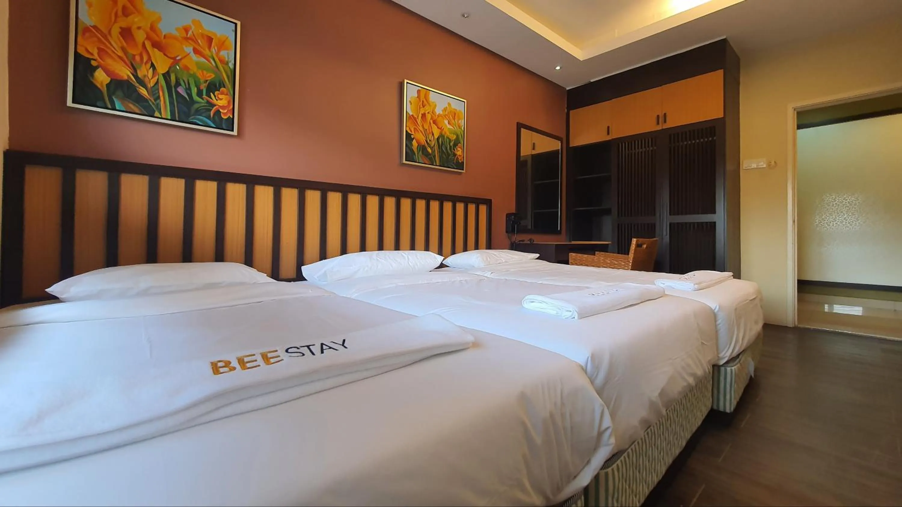 Bed in Gold Coast Morib Studio l Apartment I Penthouse