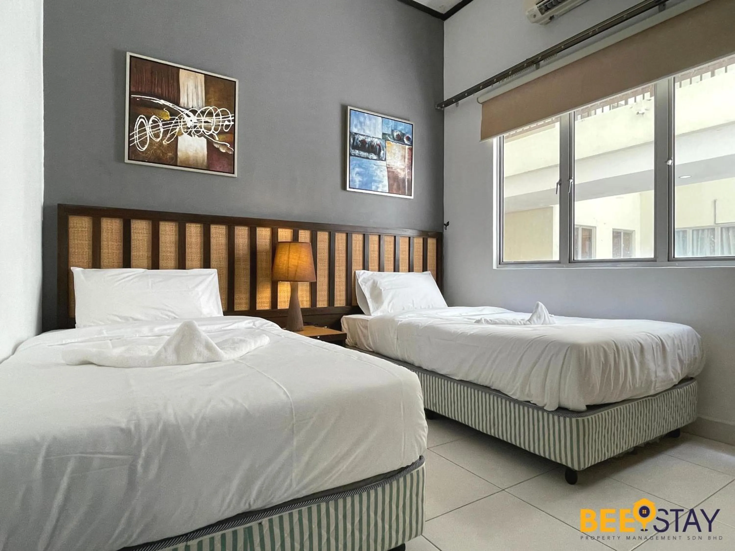 Bedroom, Bed in Gold Coast Morib Studio l Apartment I Penthouse