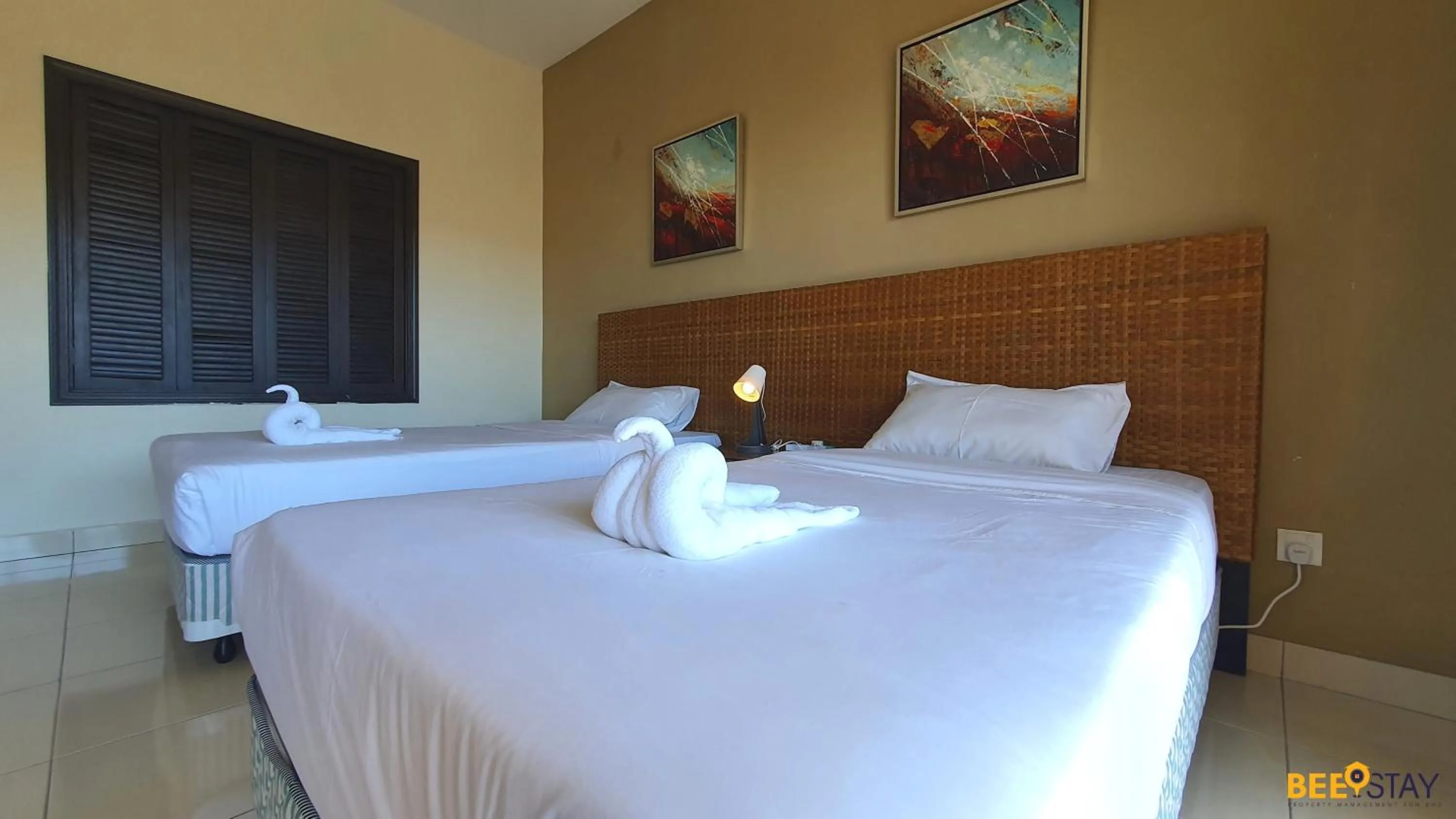 Bedroom, Bed in Gold Coast Morib Studio l Apartment I Penthouse