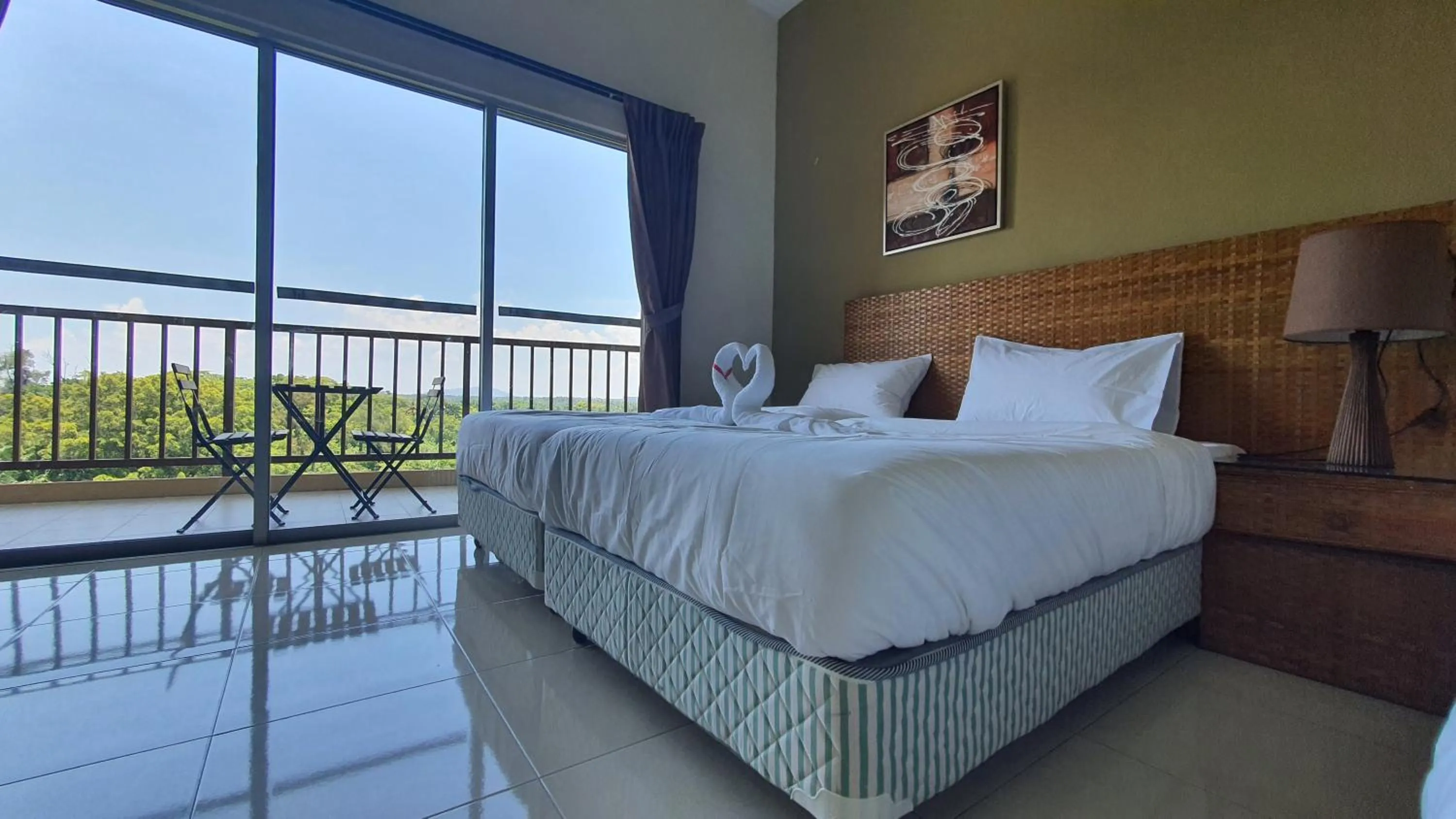 Bed in Gold Coast Morib Studio l Apartment I Penthouse