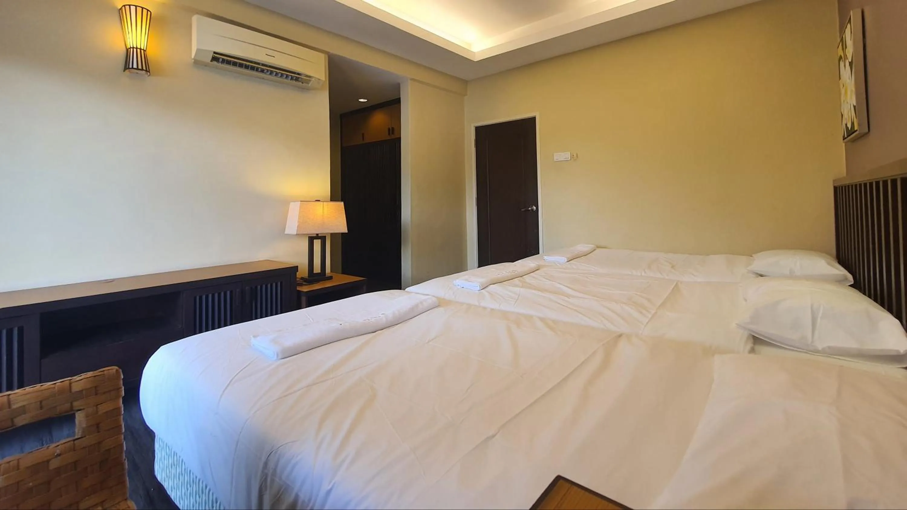 Bed in Gold Coast Morib Studio l Apartment I Penthouse