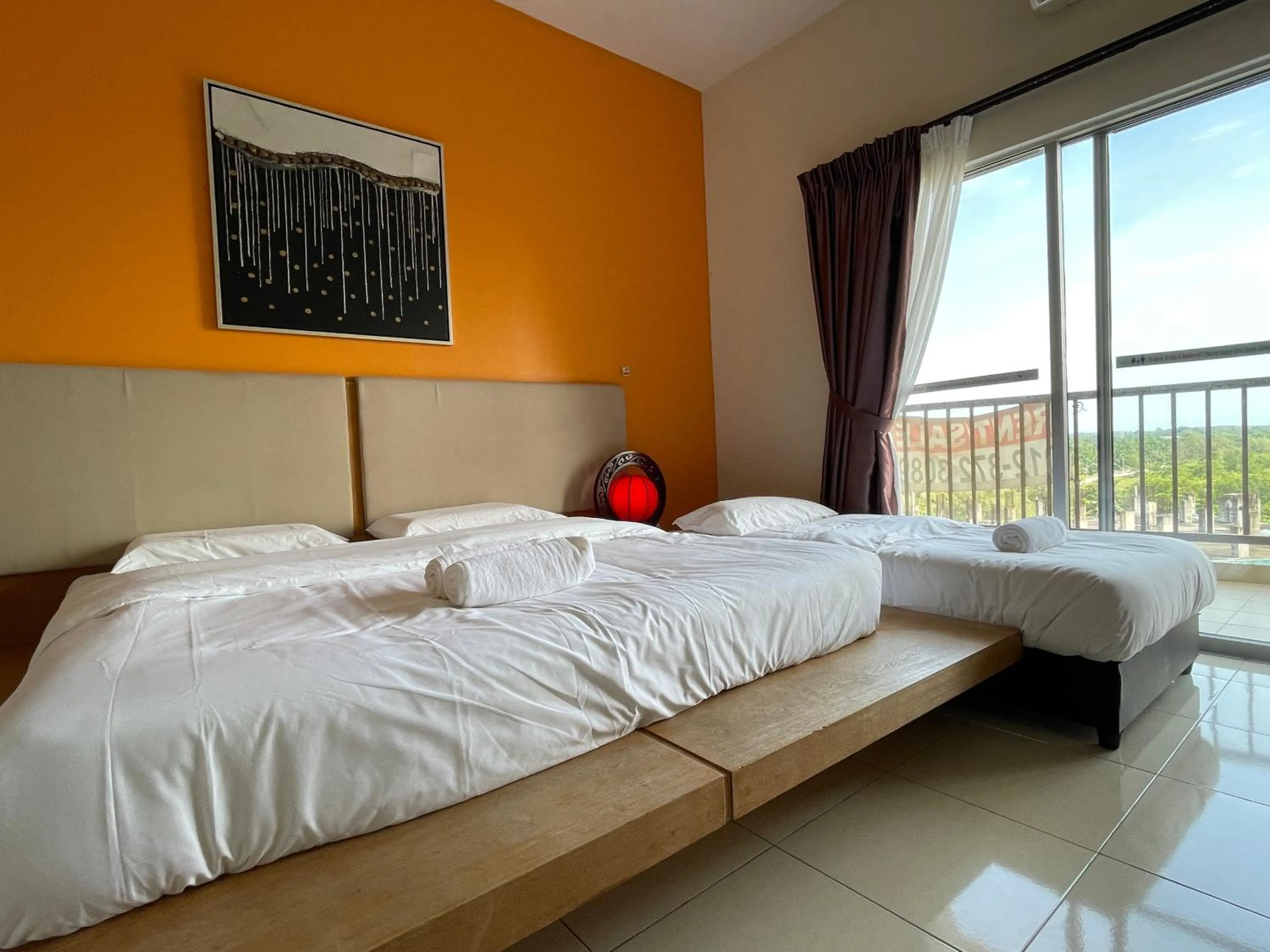 Bedroom, Bed in Gold Coast Morib Studio l Apartment I Penthouse