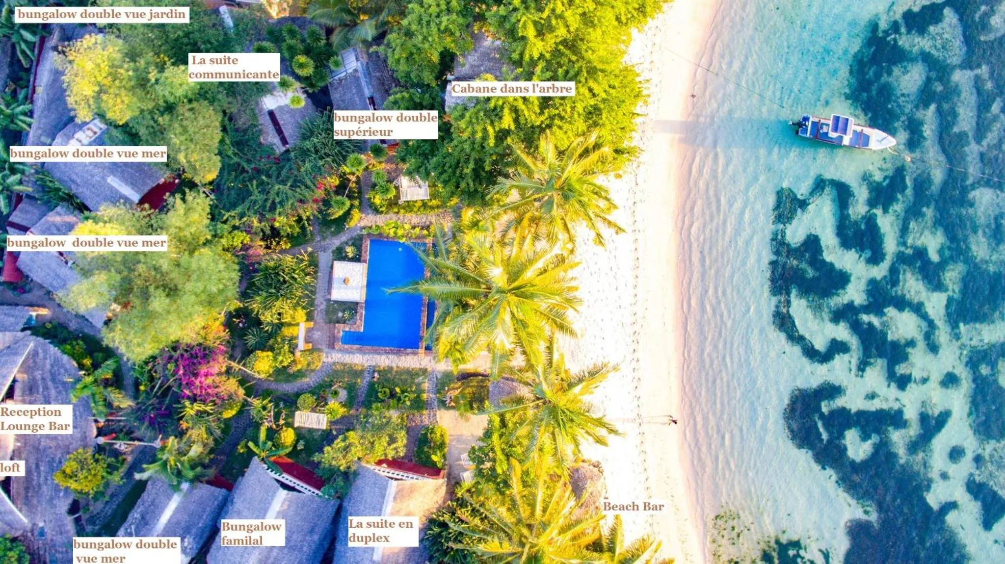 Bird's eye view in Hotel ECOLODGE LE RAVORAHA