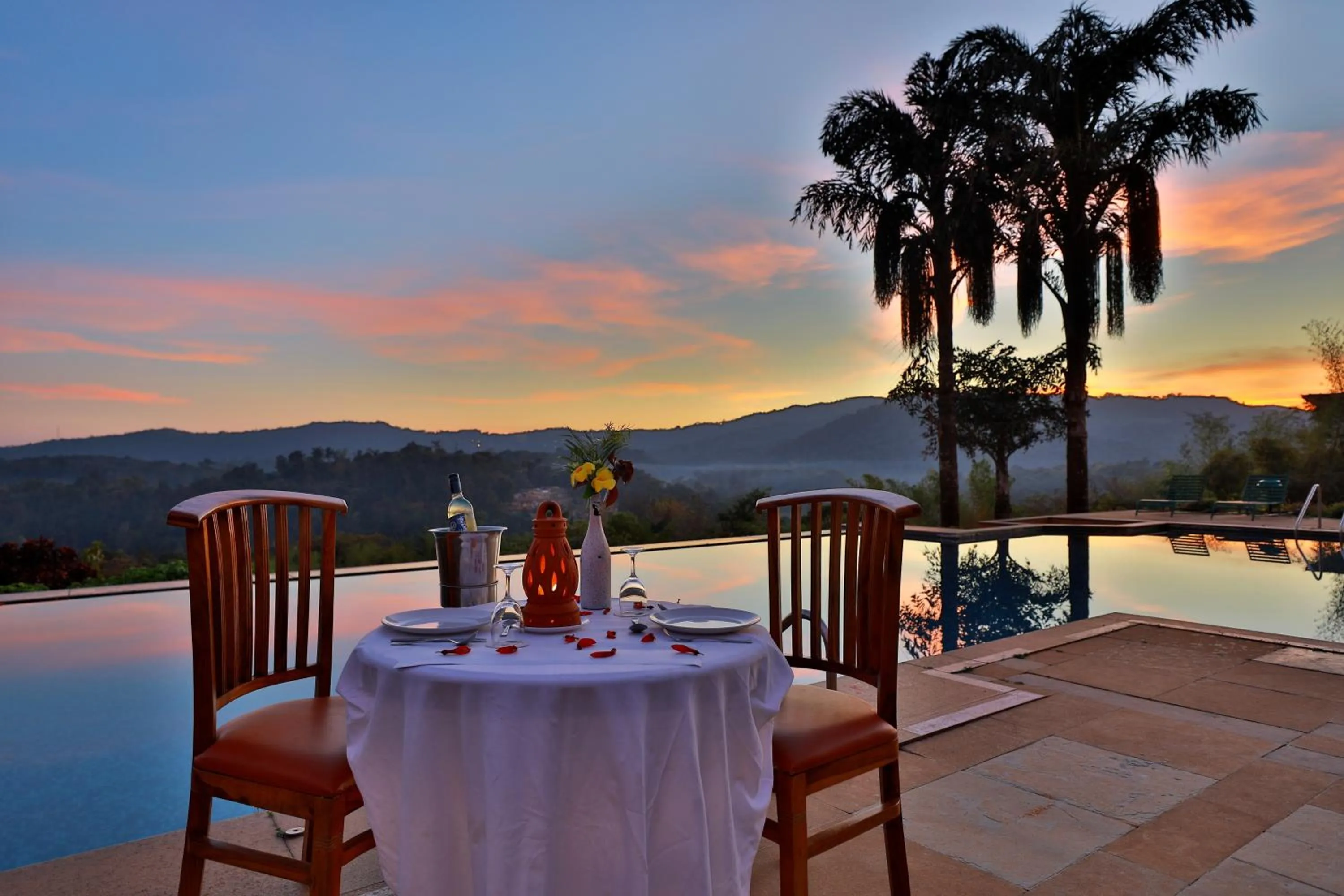 Sunset in Heritage Resort Coorg