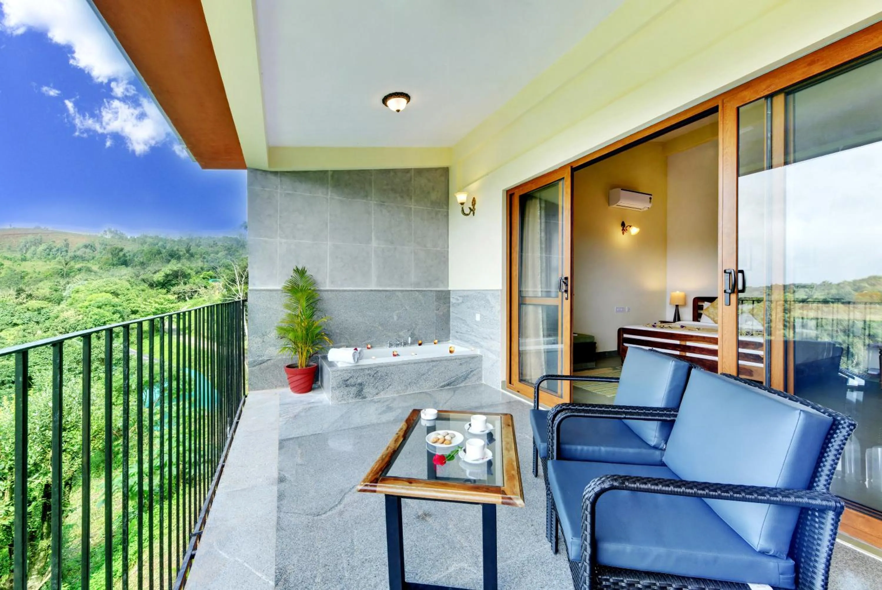 Balcony/Terrace in Heritage Resort Coorg