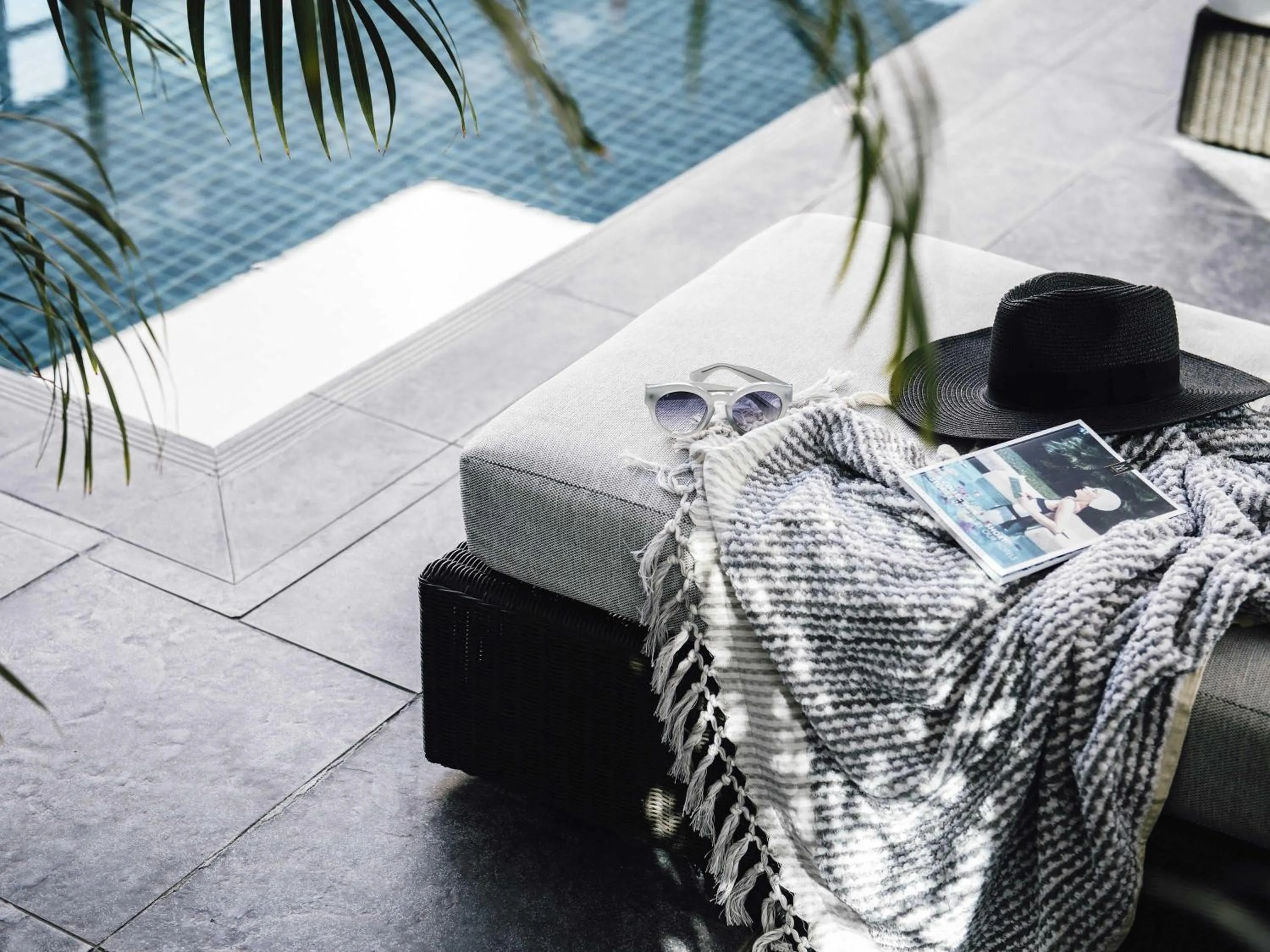 Pool view, Bed in The Como Melbourne