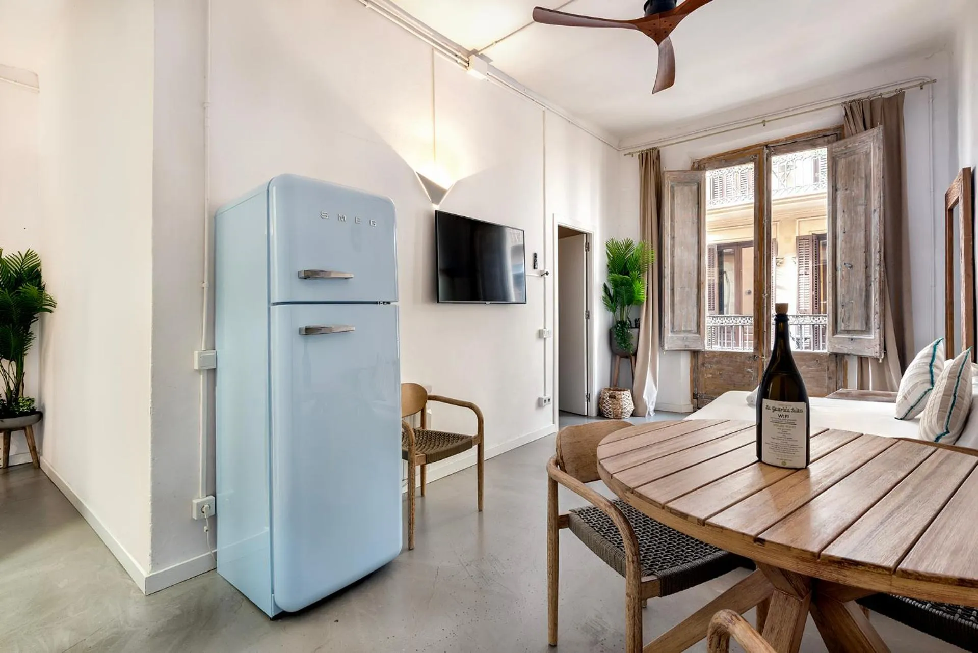 Bed in La Guarida Suites