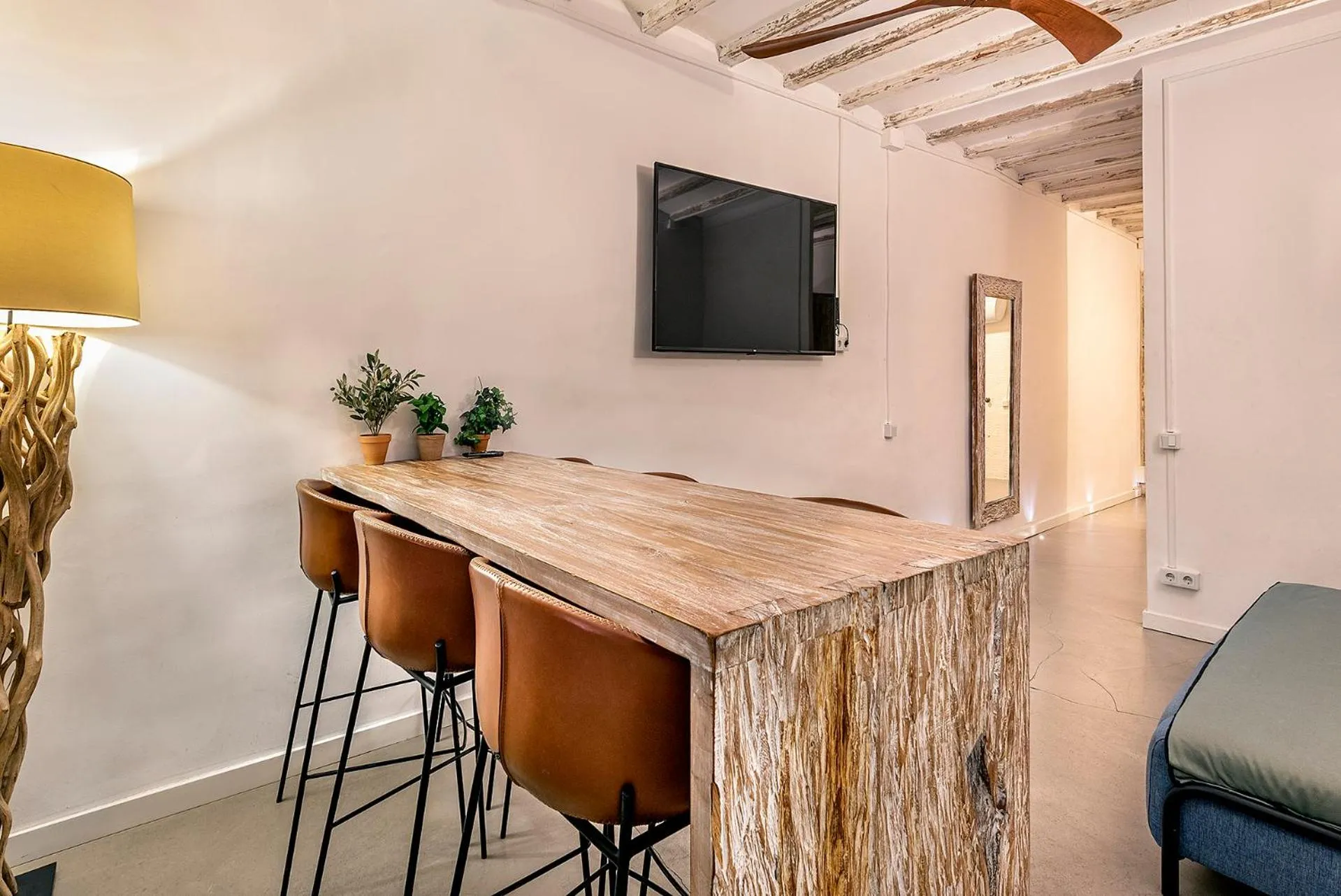 Dining area in La Guarida Suites