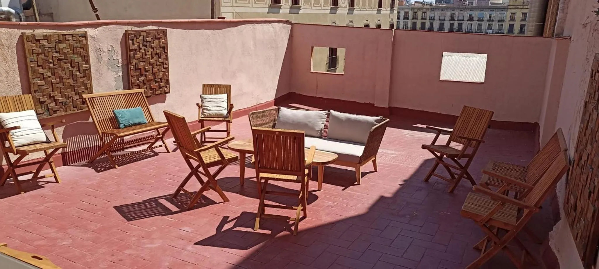 Patio in La Guarida Suites