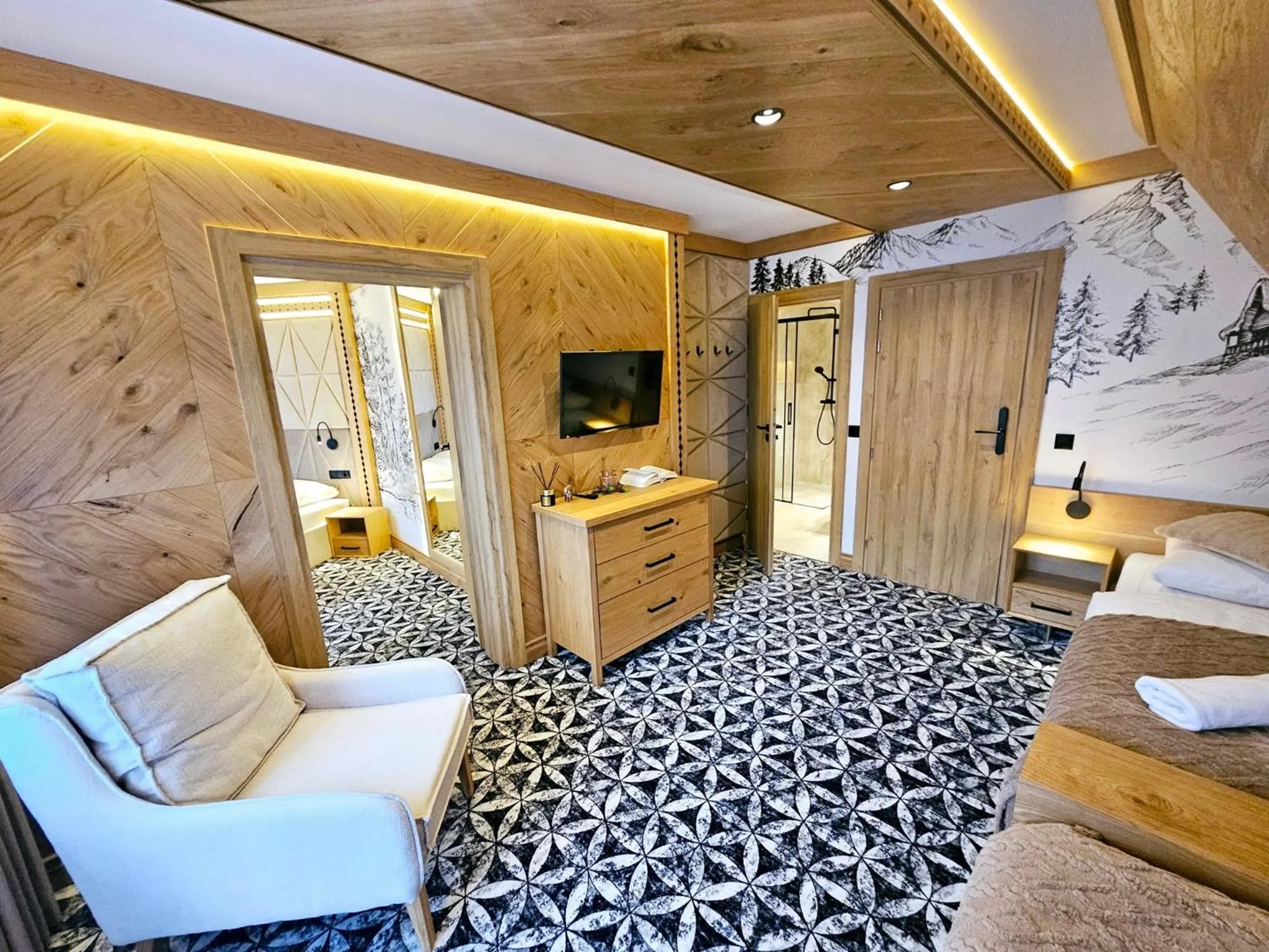 Bed in Willa Regina I Resort & SPA