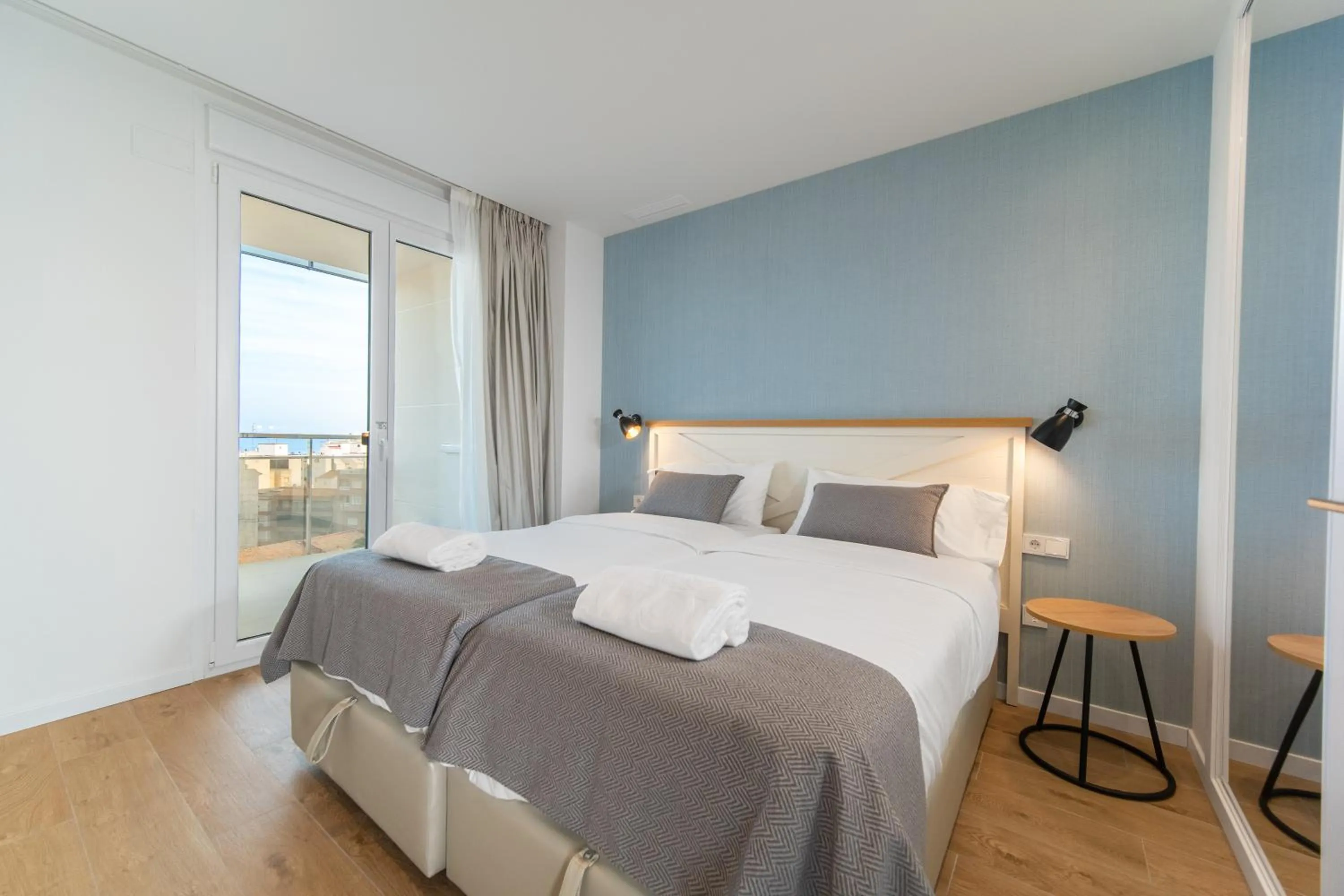 Bedroom, Bed in Ahoy Apartments