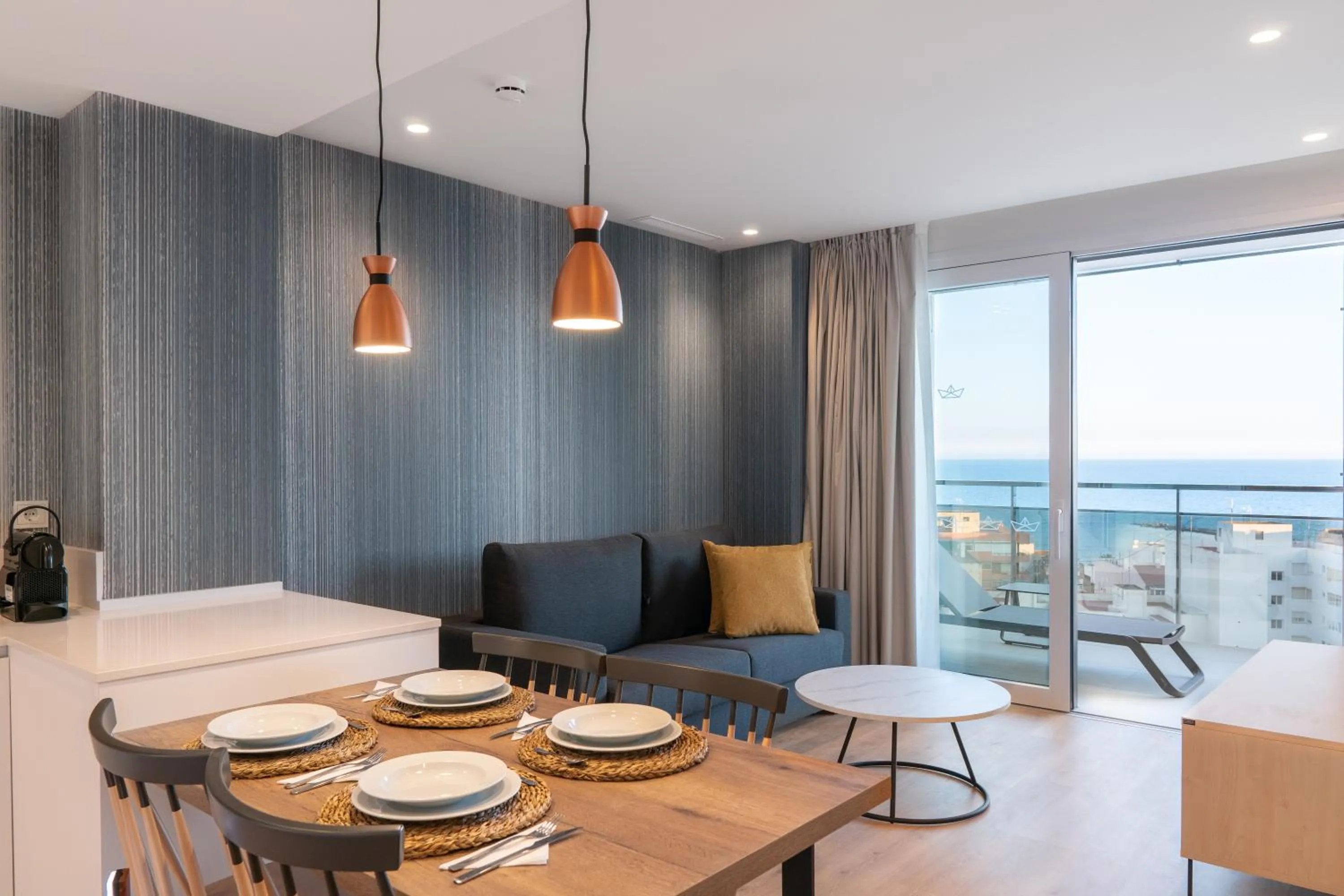 Living room in Ahoy Apartments