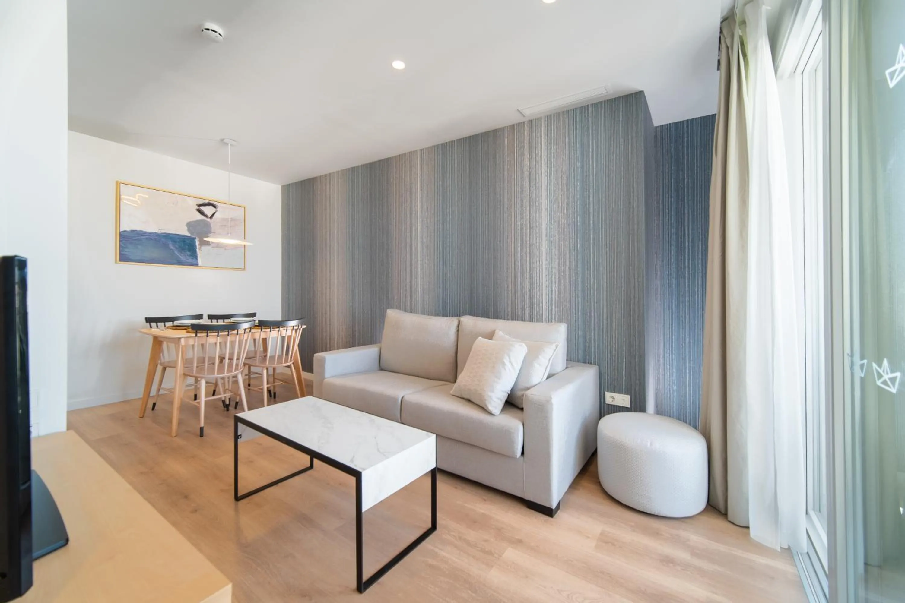 Living room in Ahoy Apartments