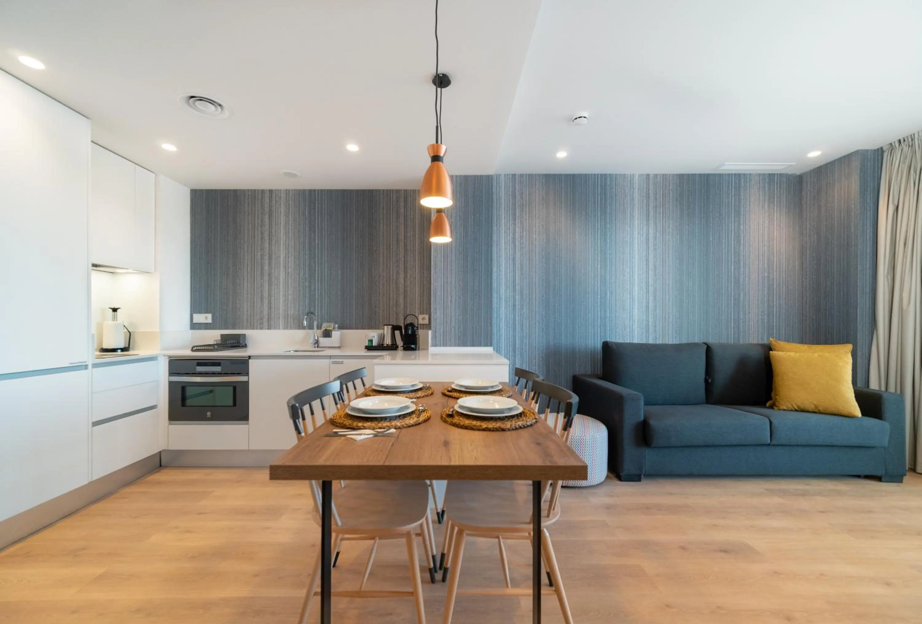 Living room in Ahoy Apartments