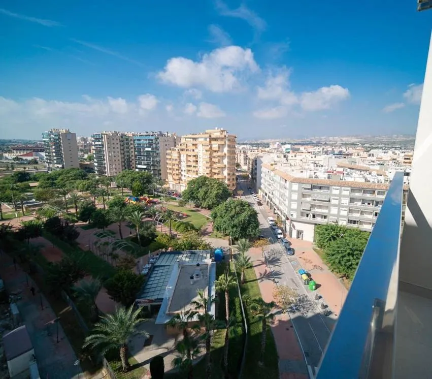 City view in Ahoy Apartments