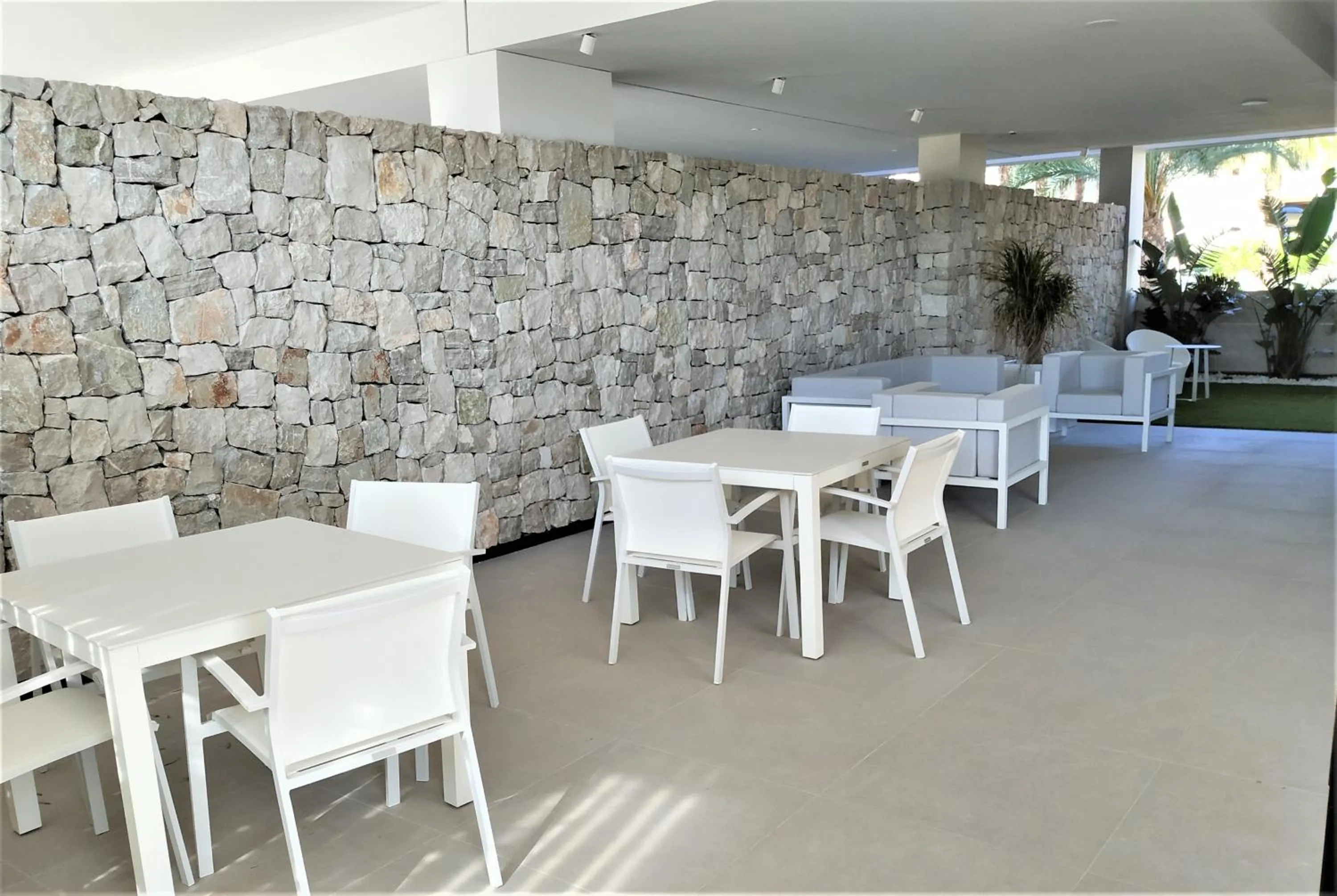 Patio in Ahoy Apartments