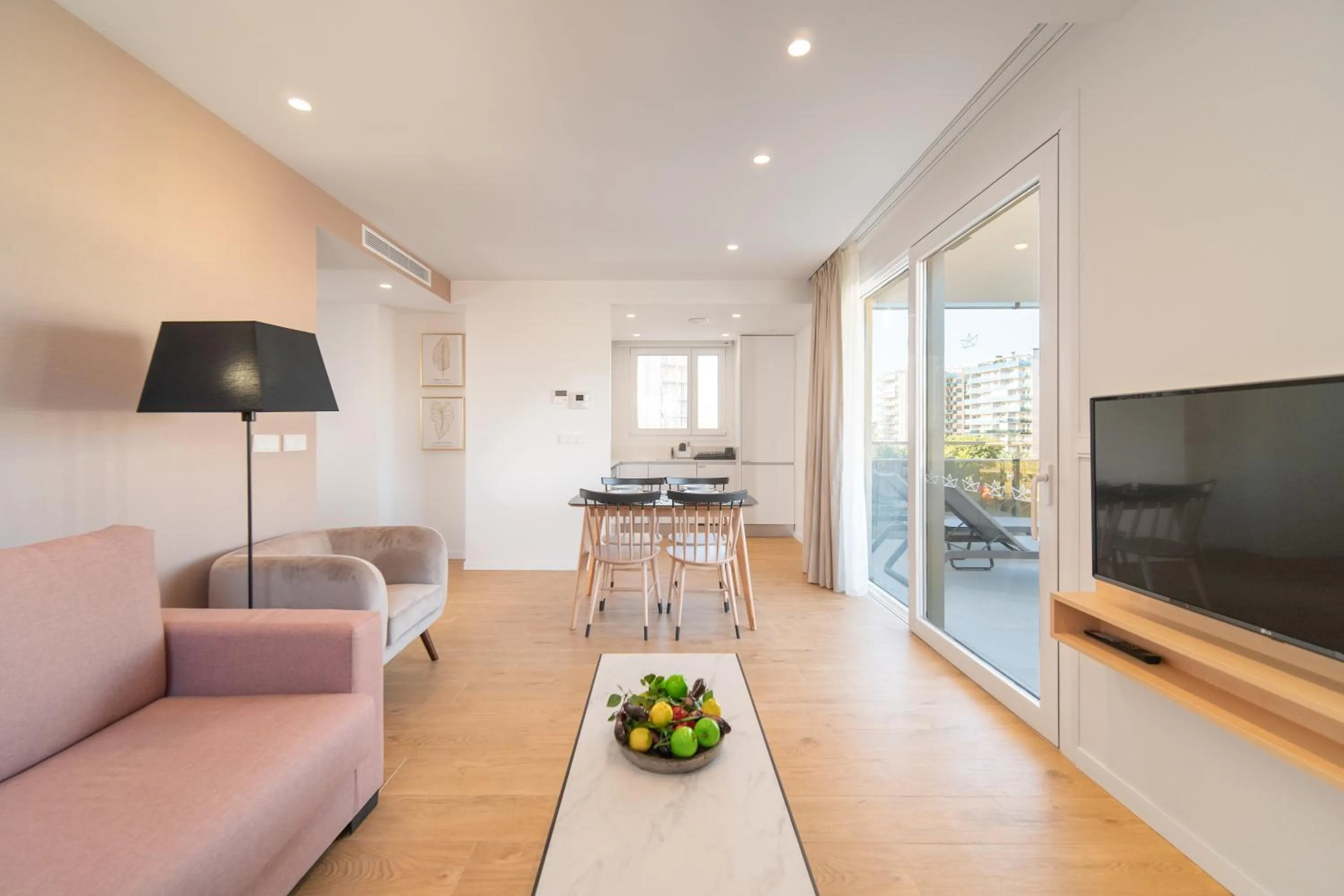 Living room in Ahoy Apartments