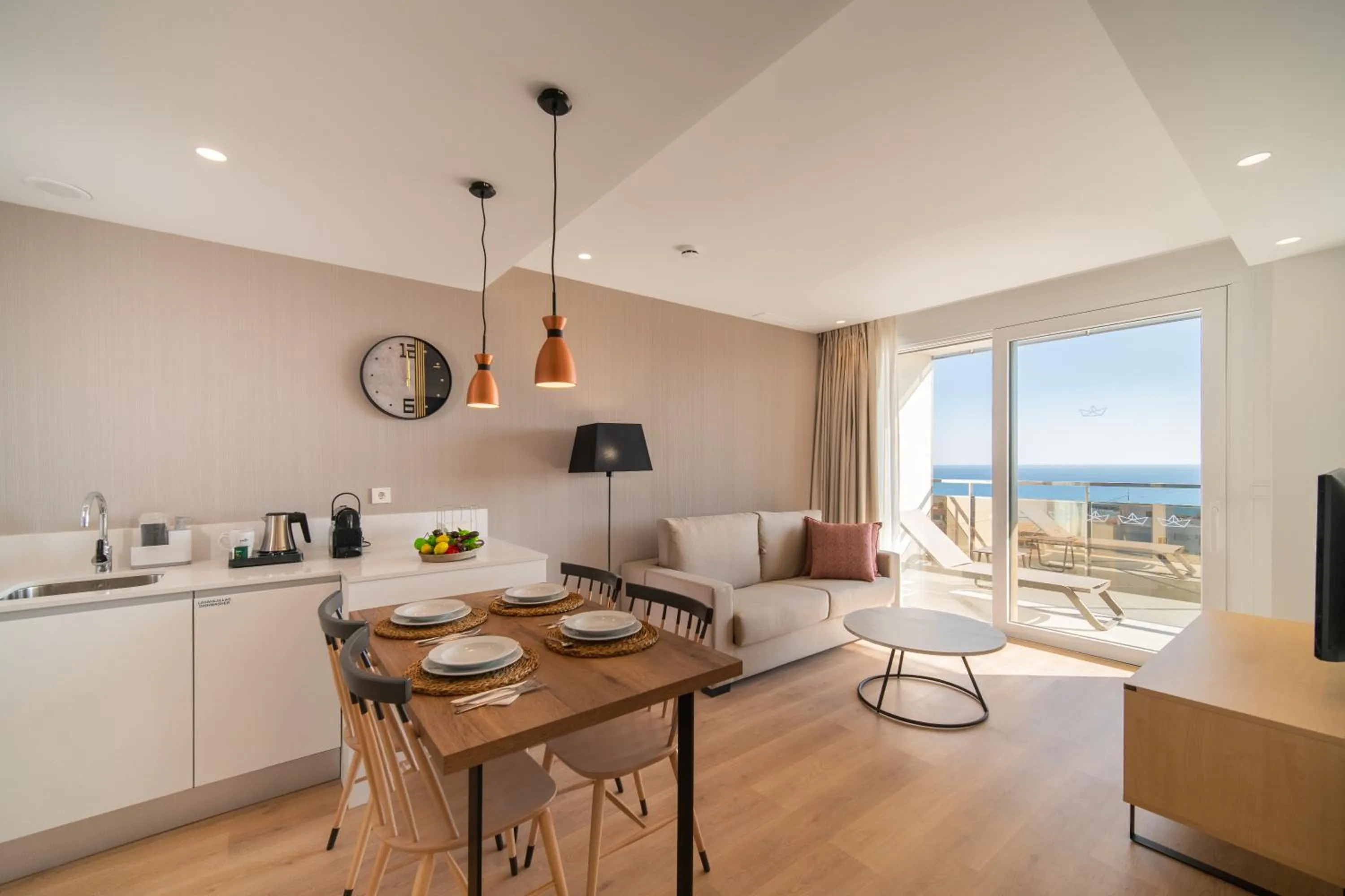 Living room in Ahoy Apartments