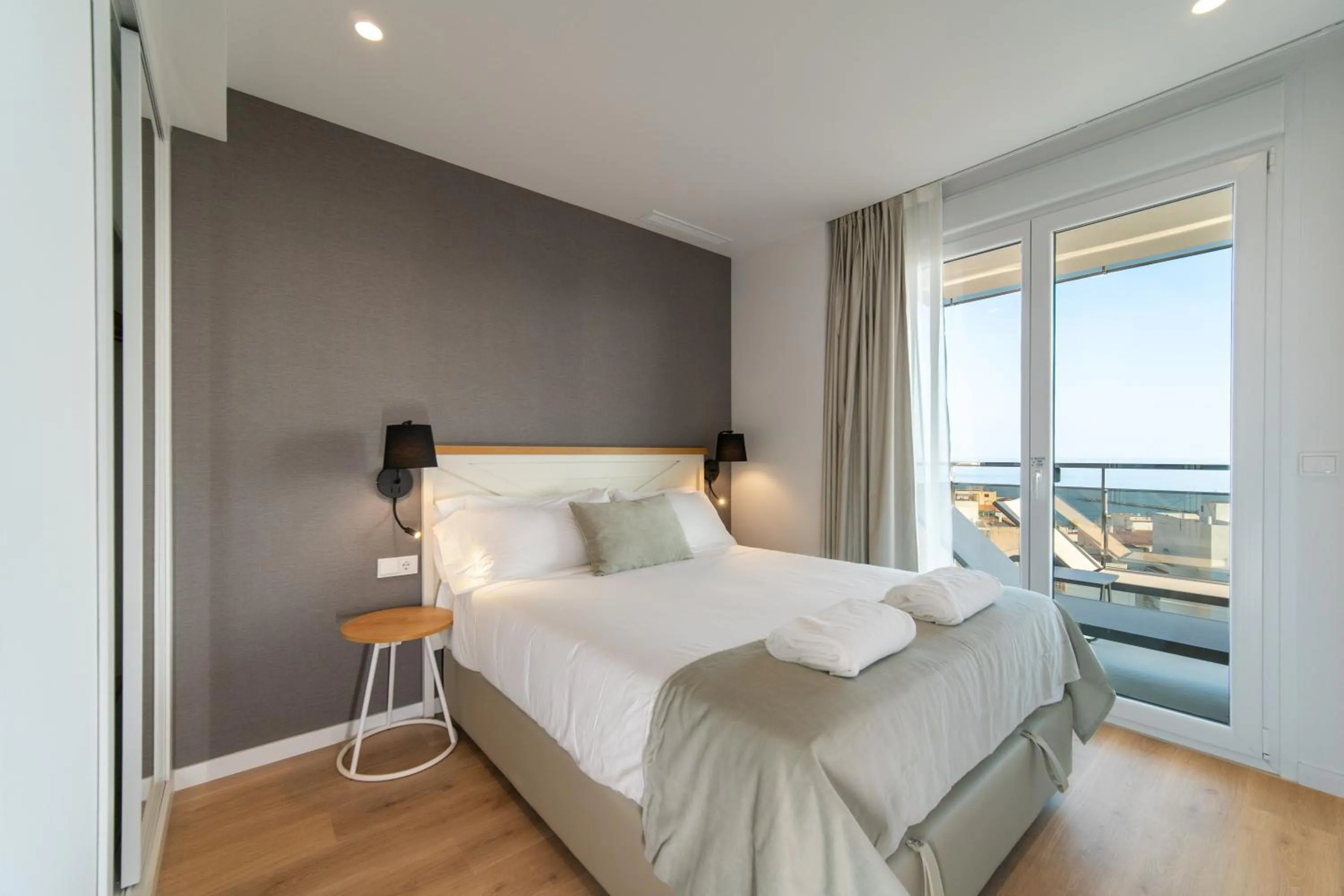 Bedroom, Bed in Ahoy Apartments