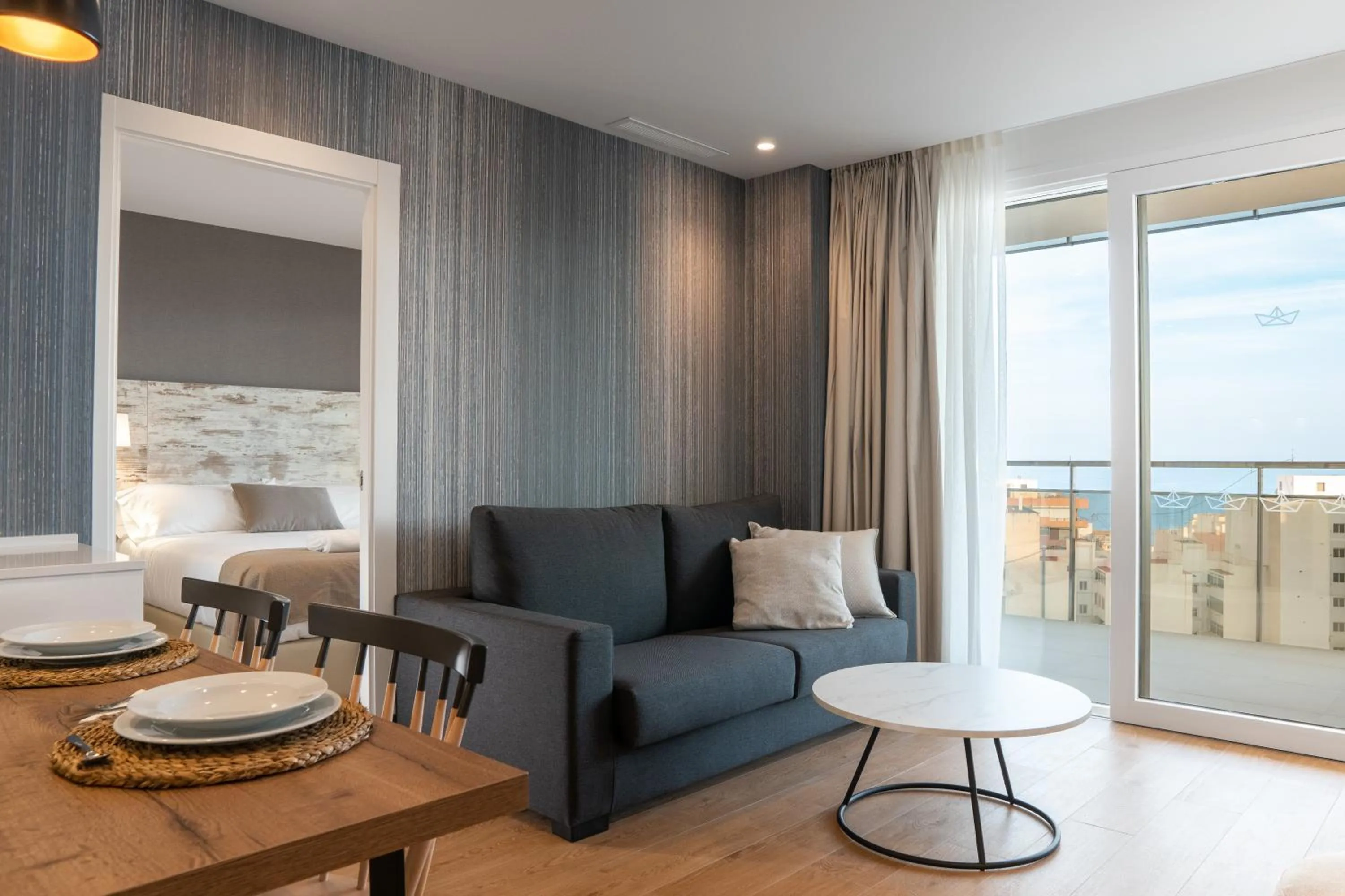 Living room in Ahoy Apartments