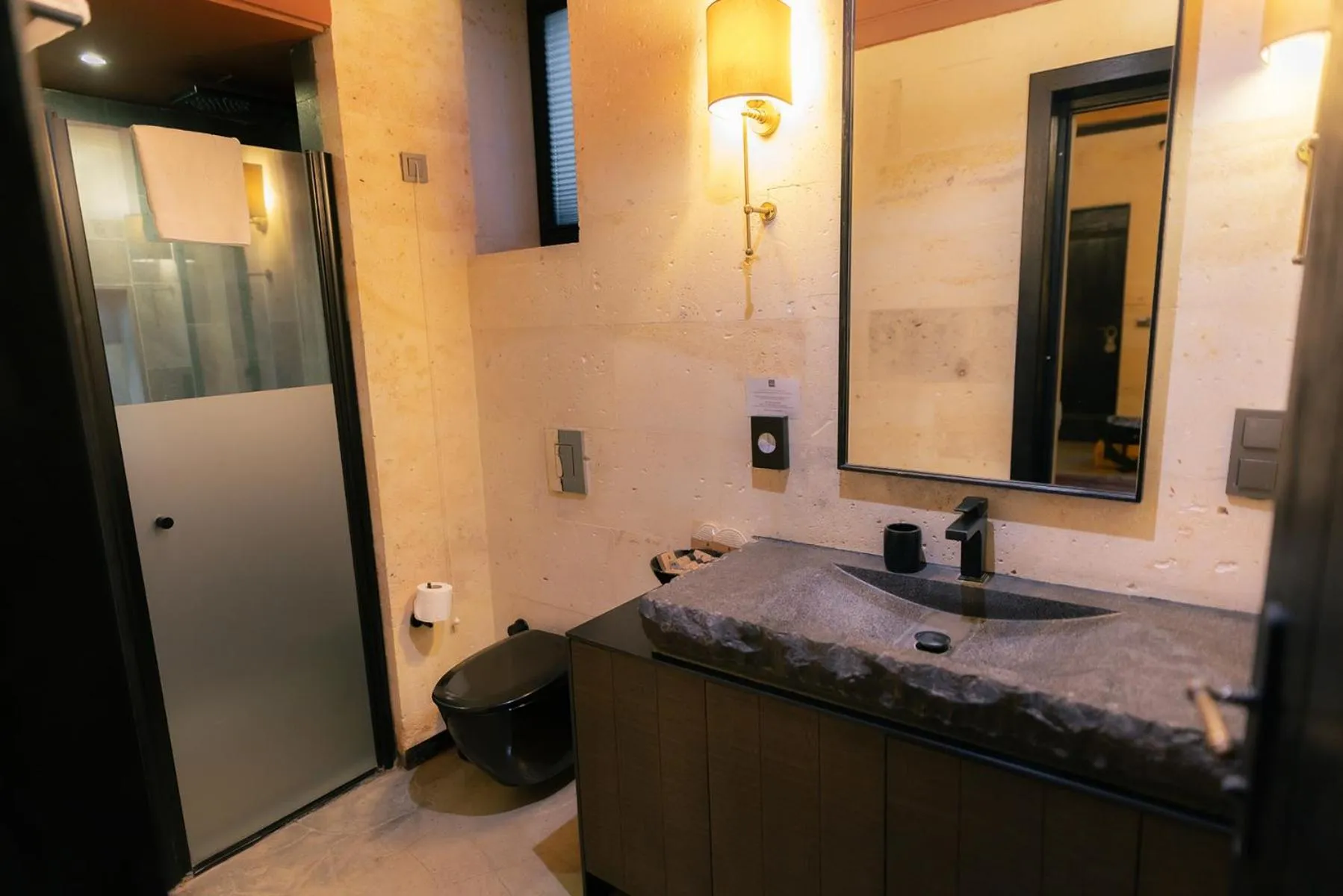 Shower in Carus Cappadocia