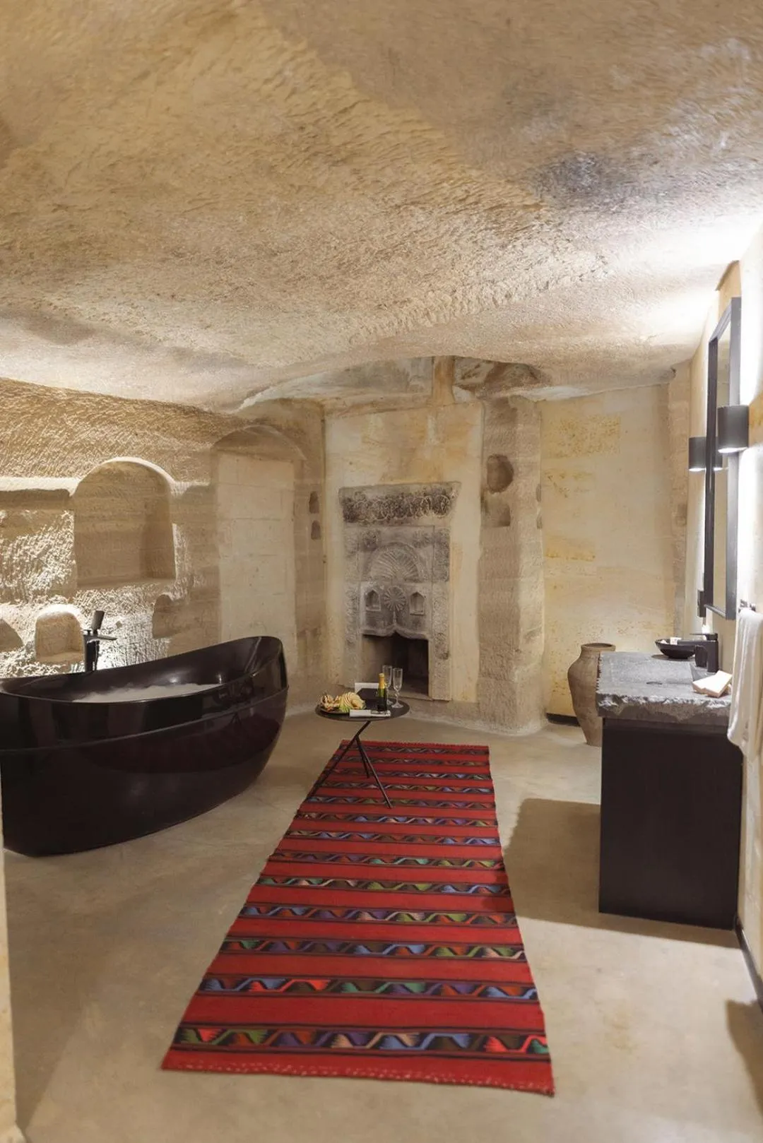 Bathroom, Bed in Carus Cappadocia