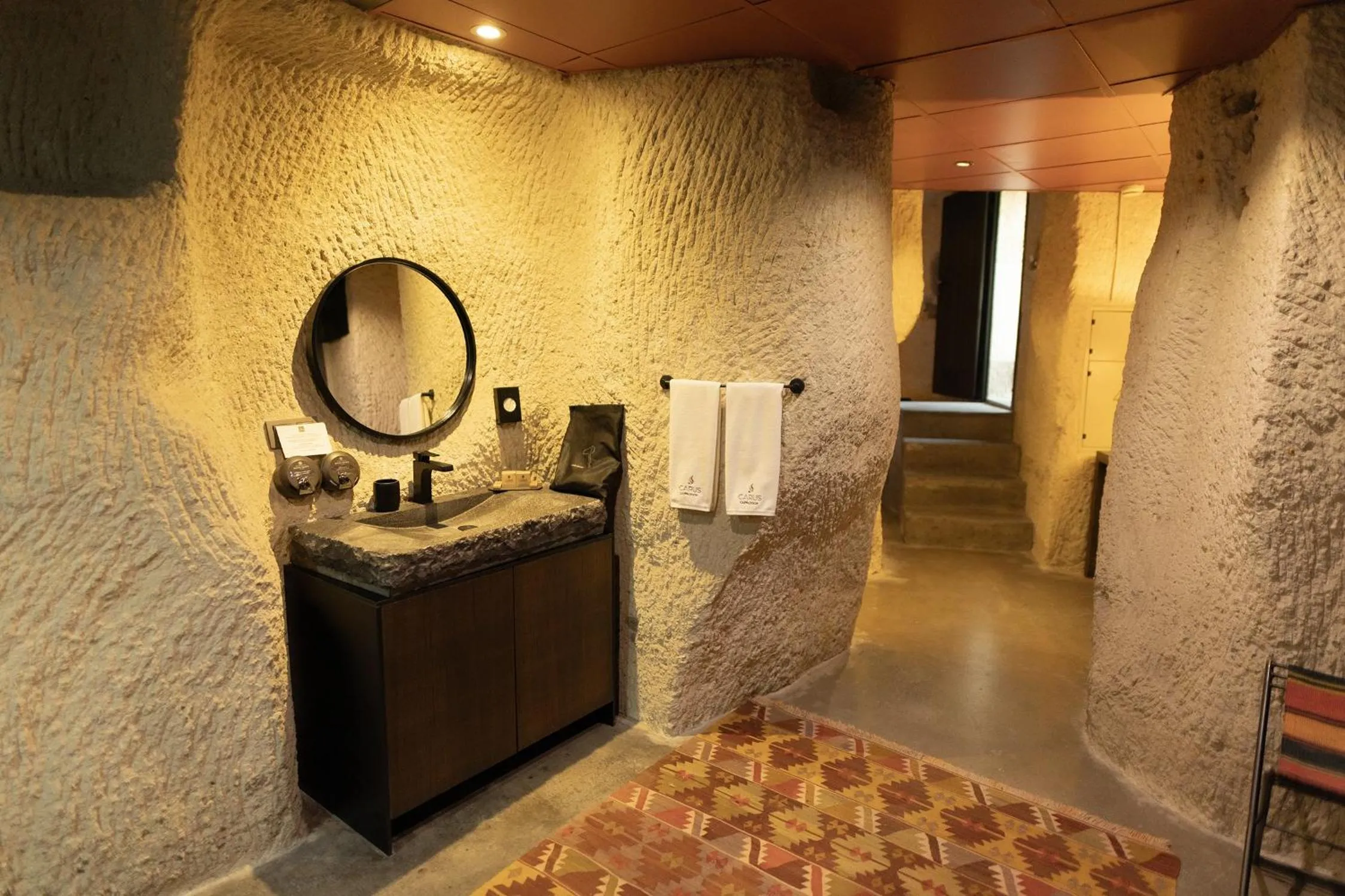 Bathroom, Bed in Carus Cappadocia