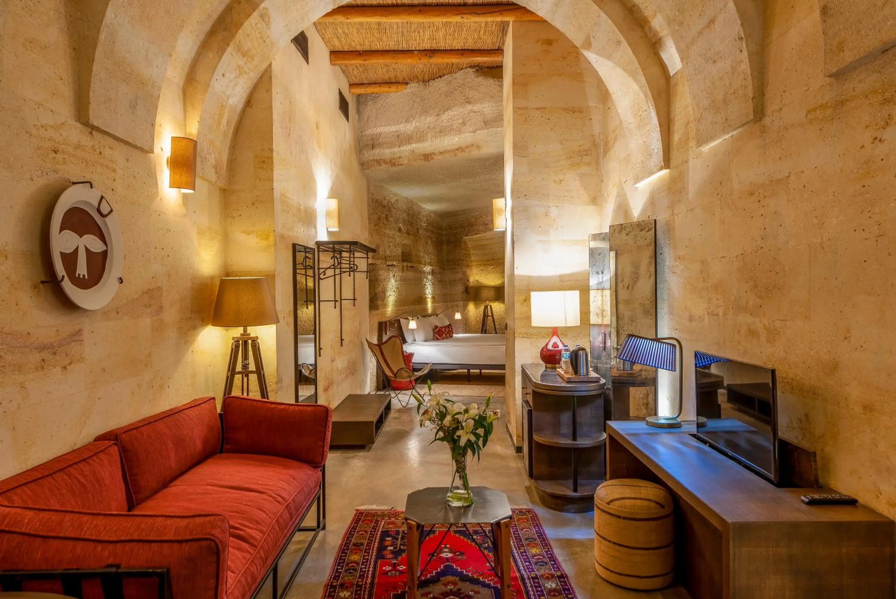 Living room, Bed in Carus Cappadocia