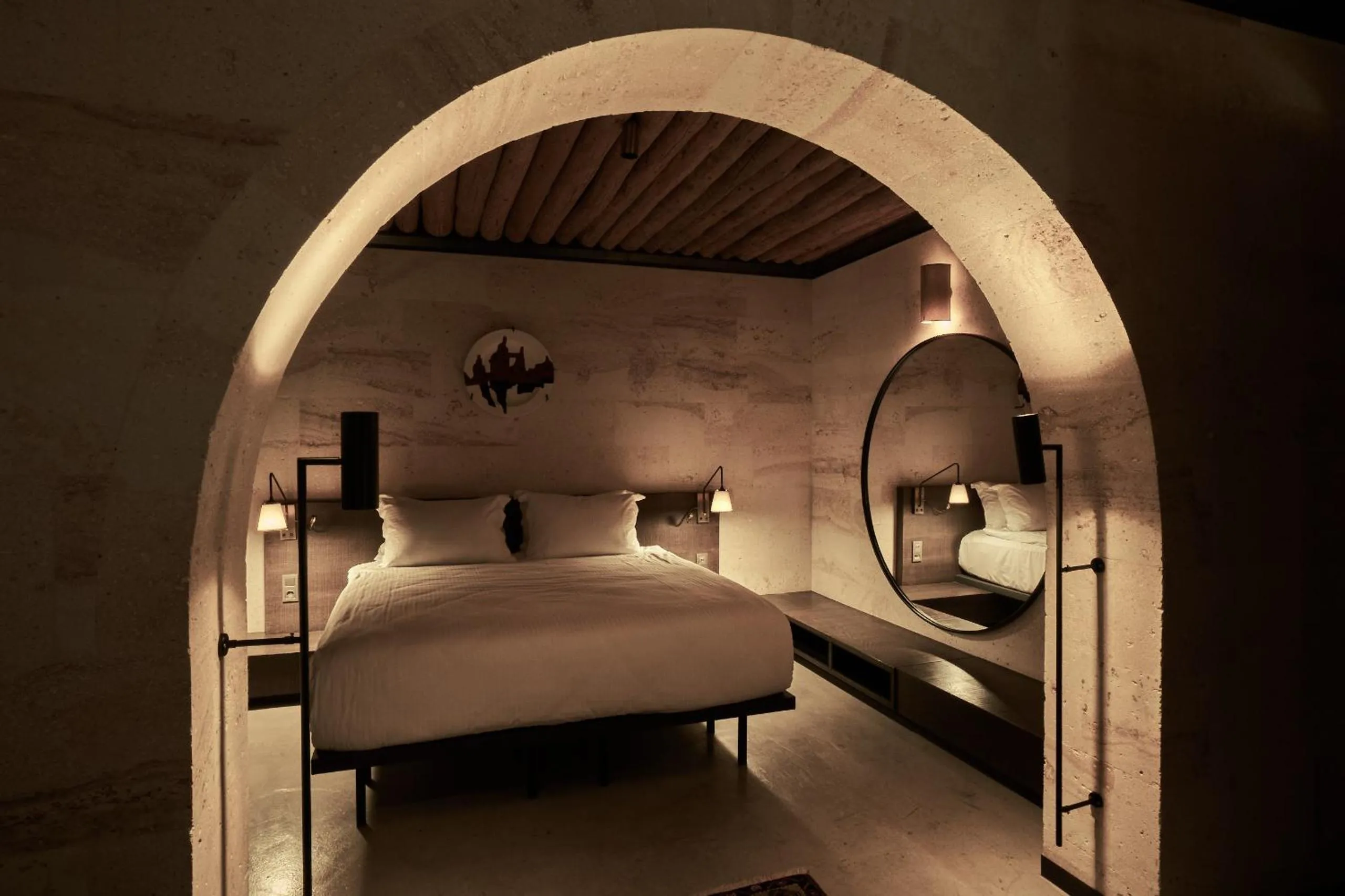 Bed in Carus Cappadocia