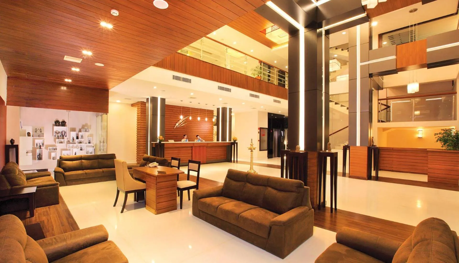 Lobby or reception in Holiday Vista Thekkady a premium hotel near periyar wild life sanctuary with sky view pool