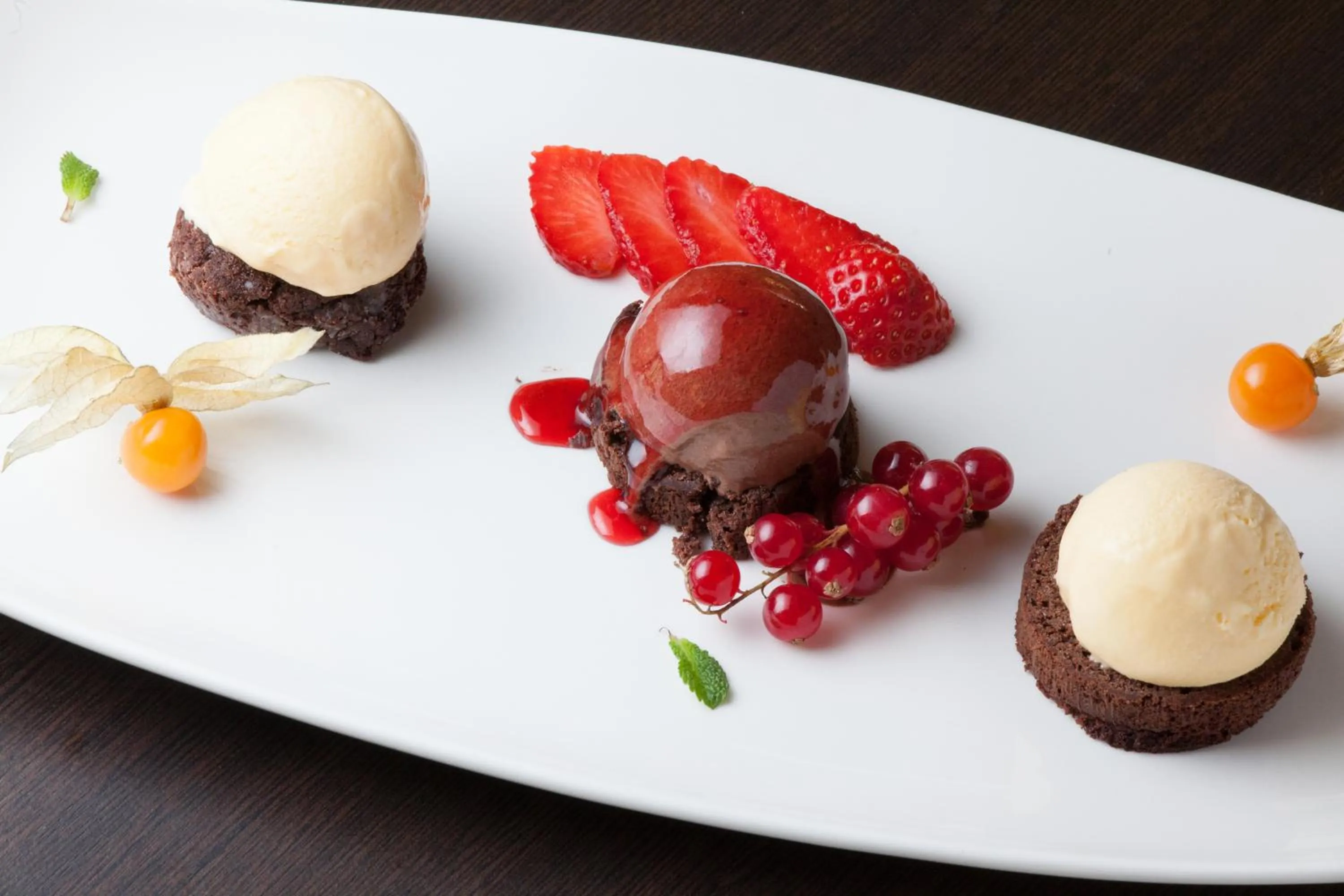 Food close-up in Hotel Continental - Tonelli Hotels