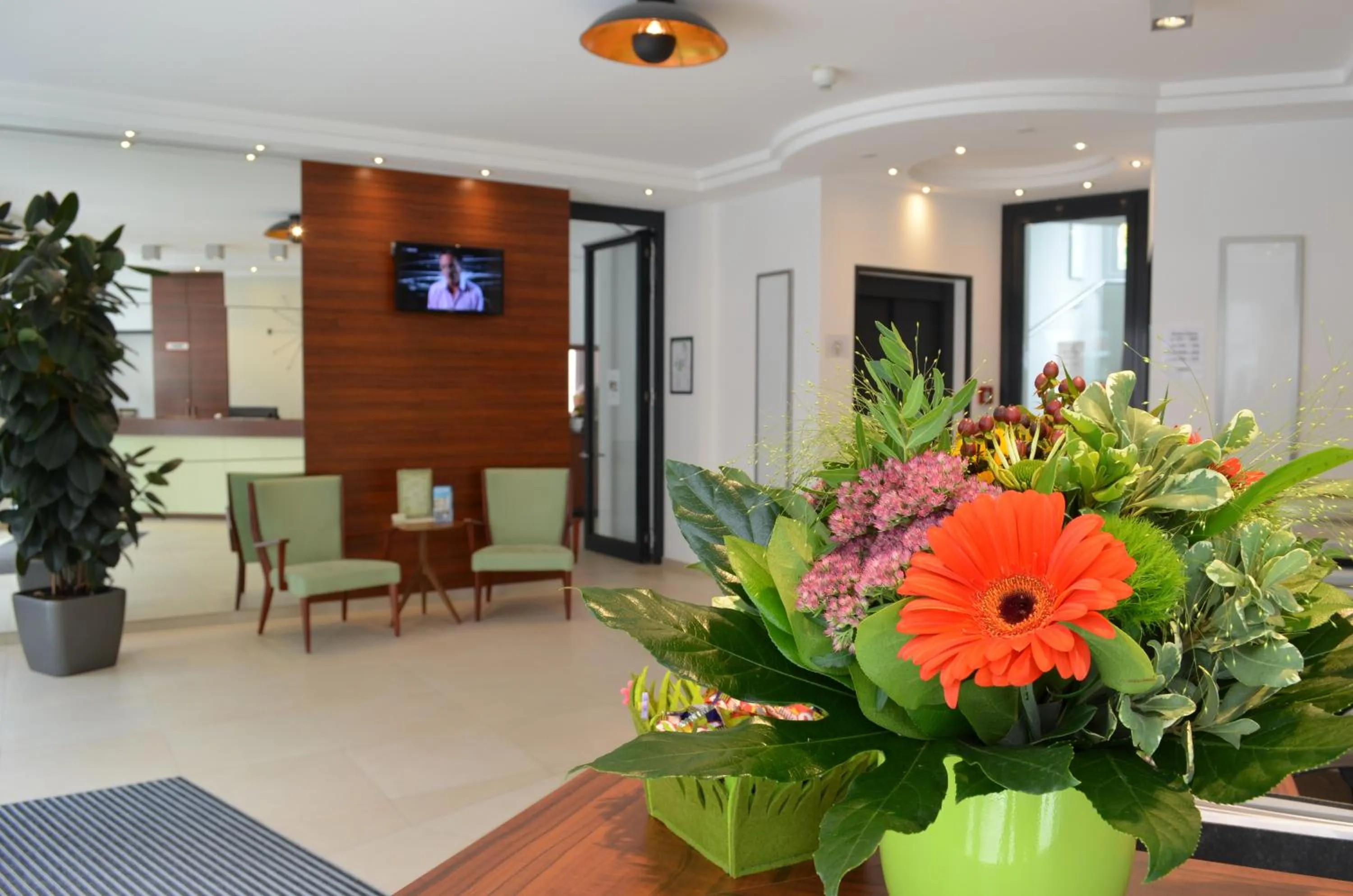 Lobby or reception in Augusten Hotel München