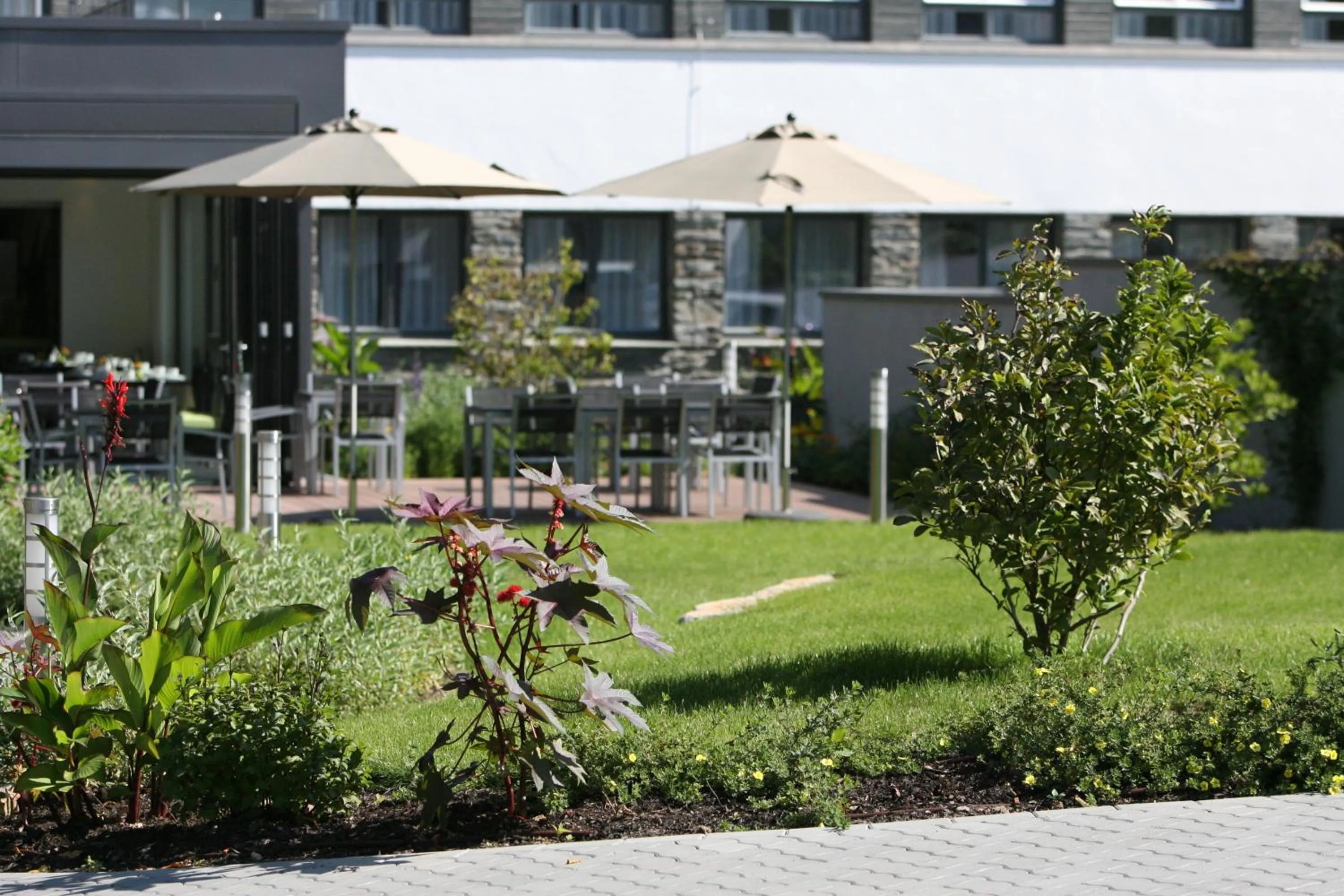 Patio in Hotel Im Schulhaus