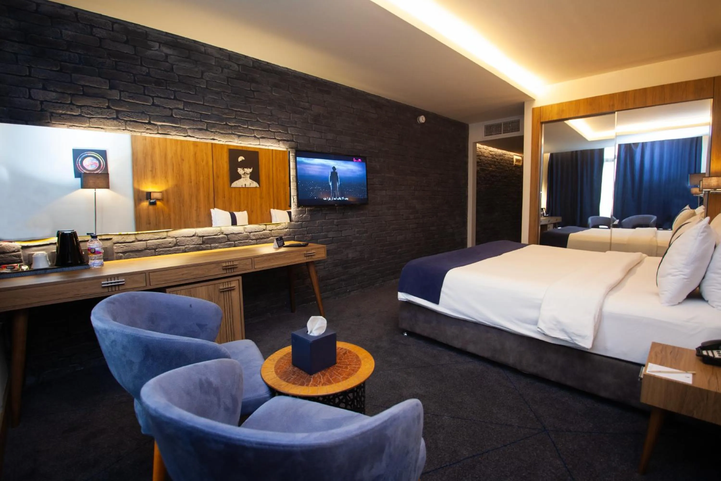 Bed in Monarch Hotel Amman