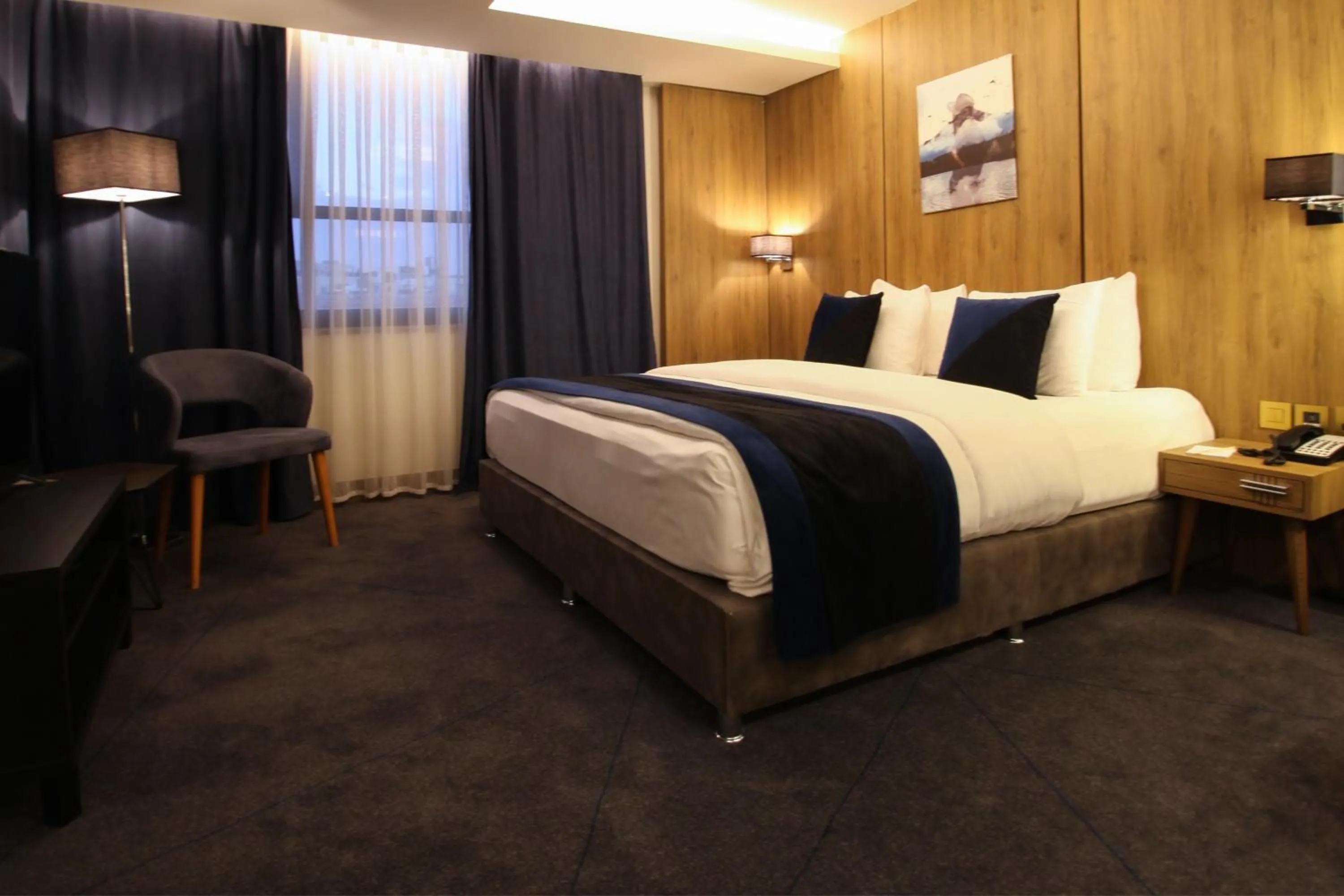 Bed in Monarch Hotel Amman