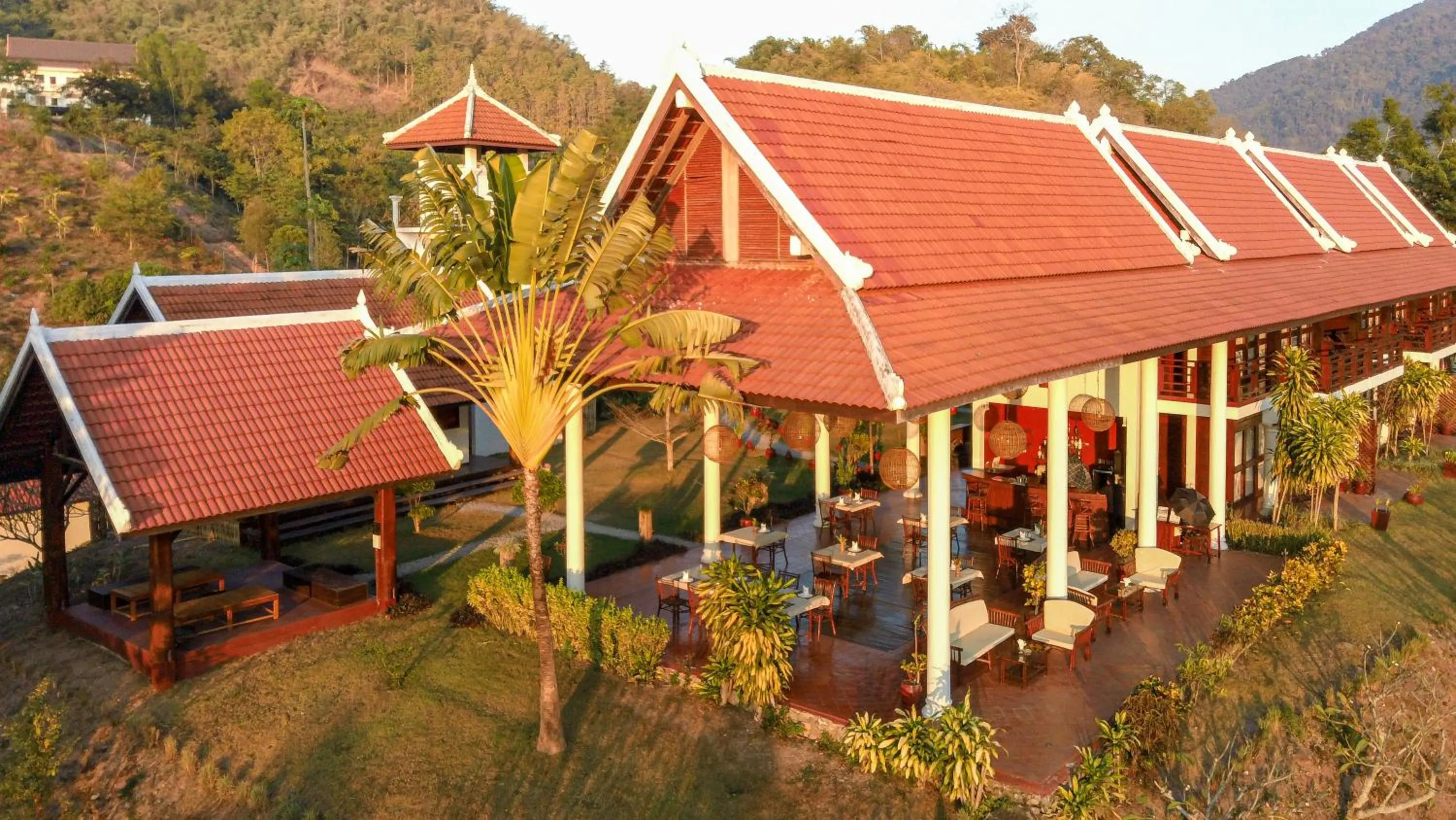 Restaurant/places to eat in The Sanctuary Pakbeng Lodge