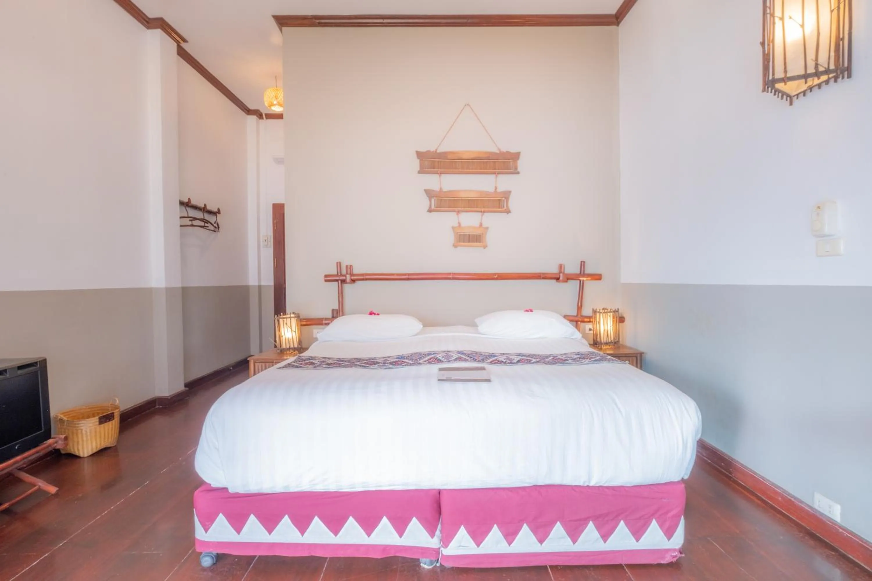 Bedroom, Bed in The Sanctuary Pakbeng Lodge