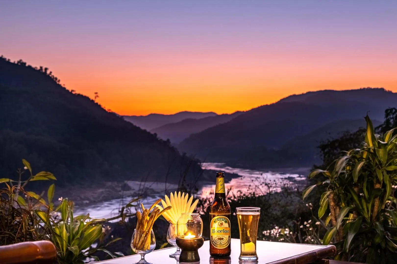 Mountain view in The Sanctuary Pakbeng Lodge