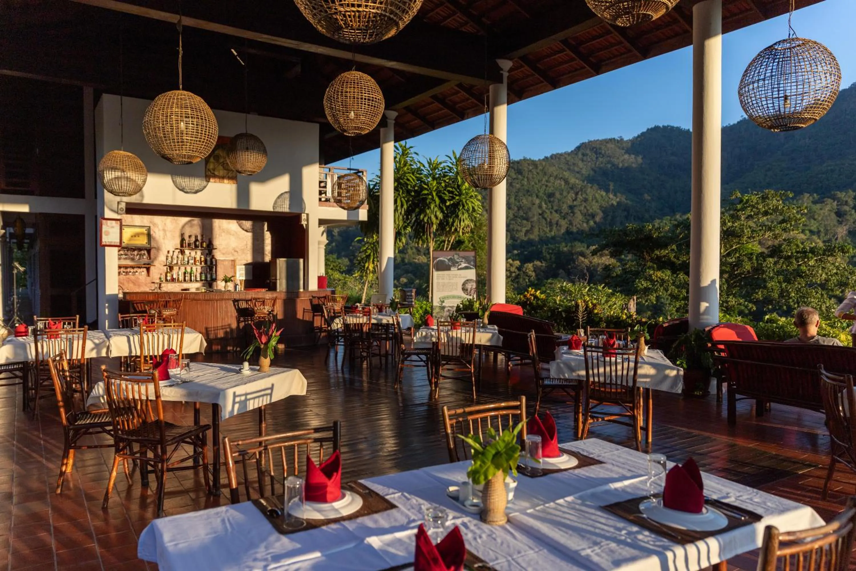 Restaurant/places to eat in The Sanctuary Pakbeng Lodge