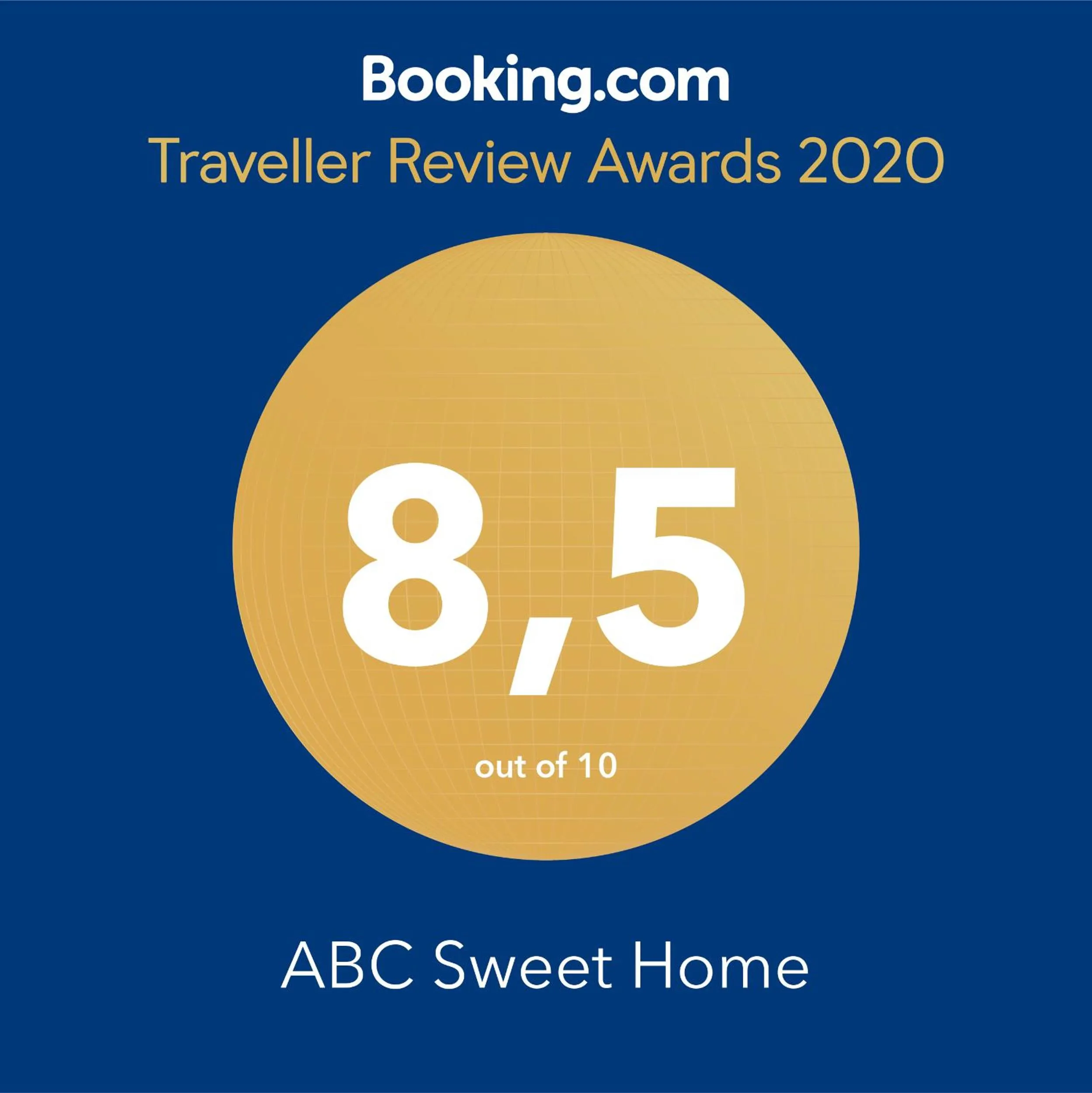 Certificate/Award in ABC Sweet Home