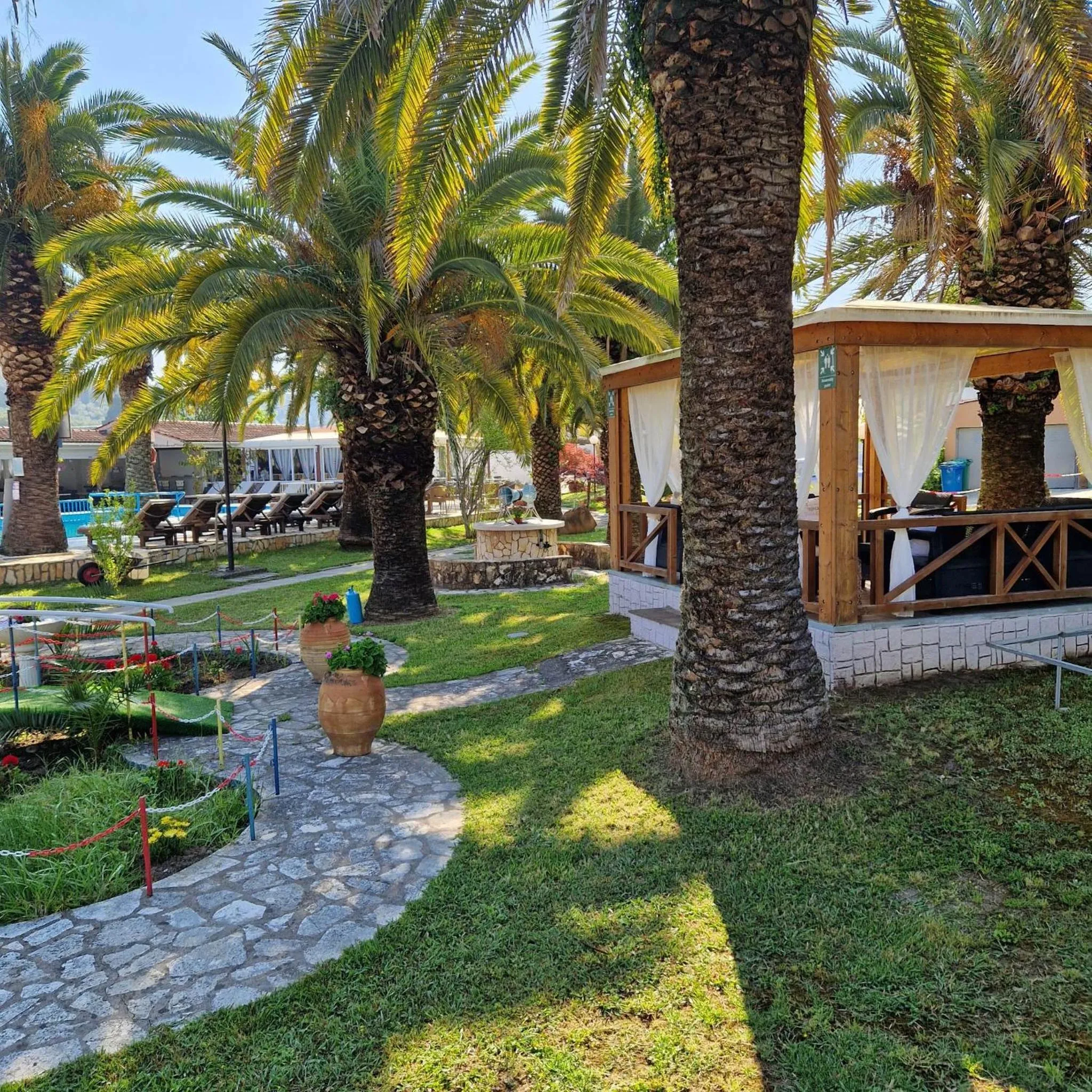 Garden view in ABC Sweet Home