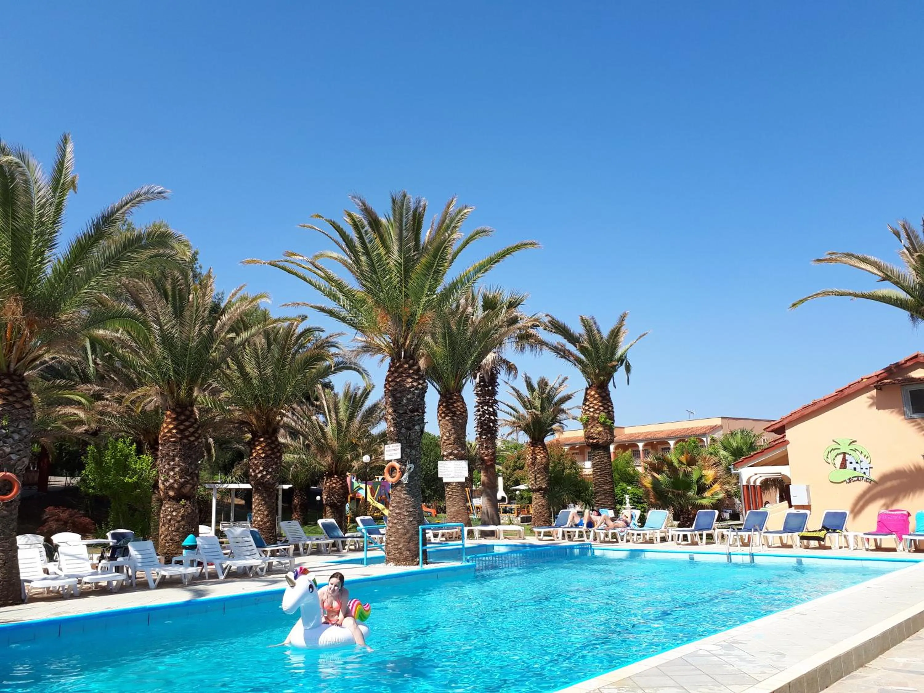 Pool view in ABC Sweet Home