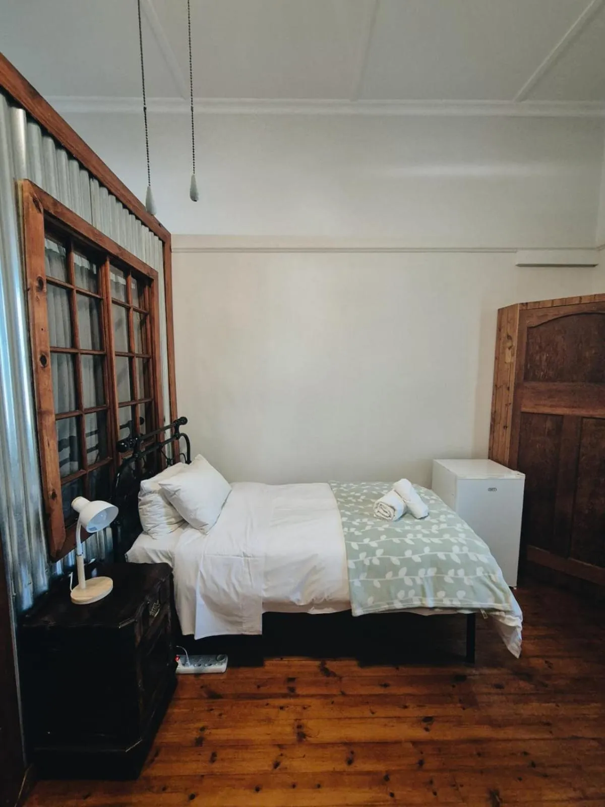 Bed in Skinkikofi Guest House