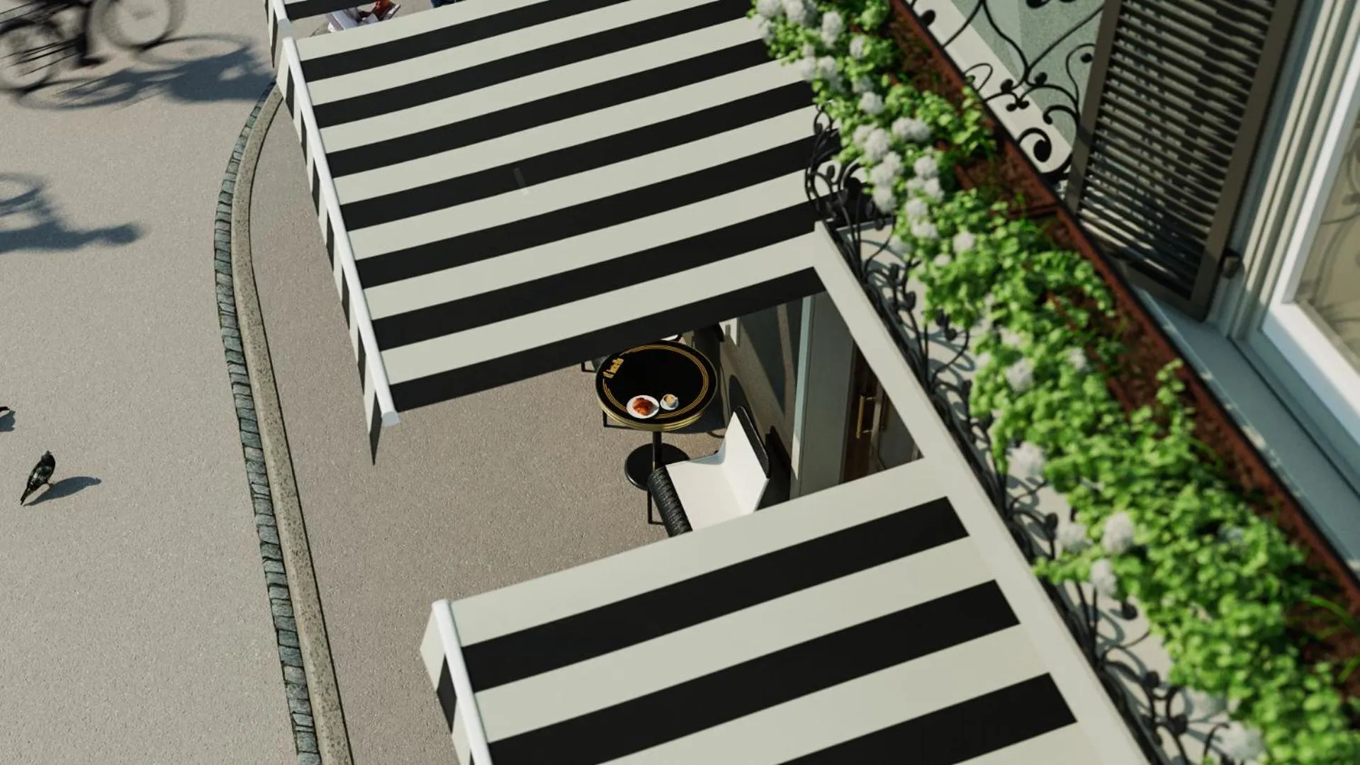 Garden in Boutique Hotel Josef