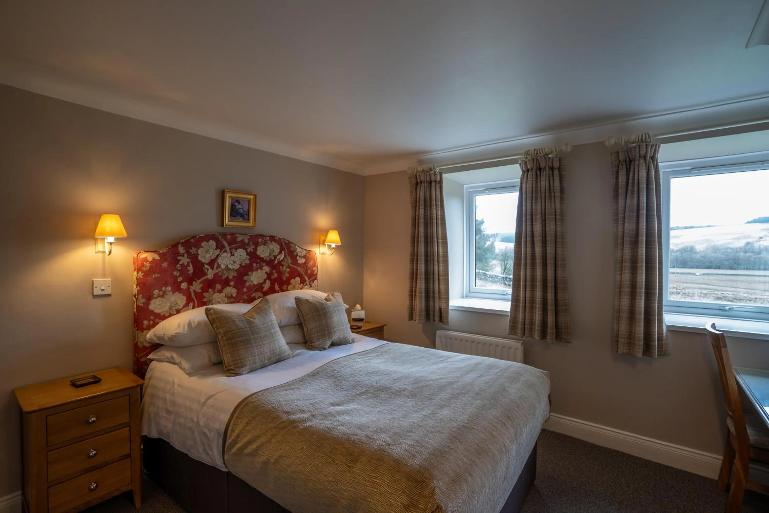 Bed in The Pheasant Inn